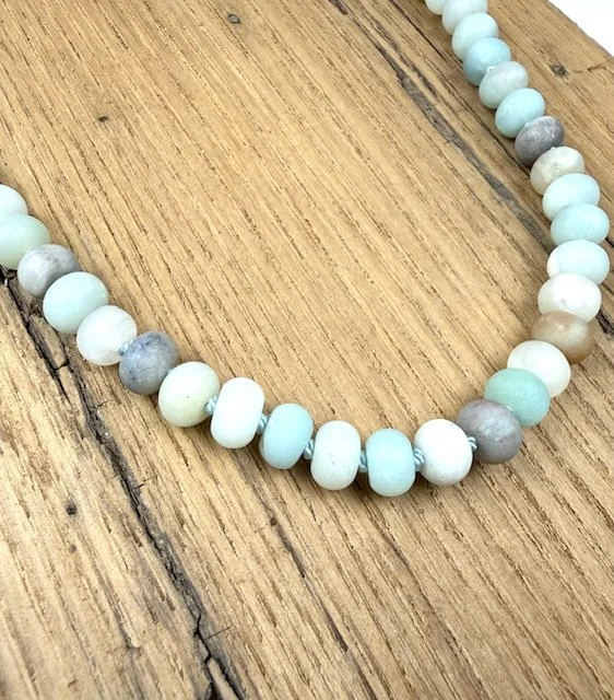 The Heirloom Strand Necklace- Amazonite