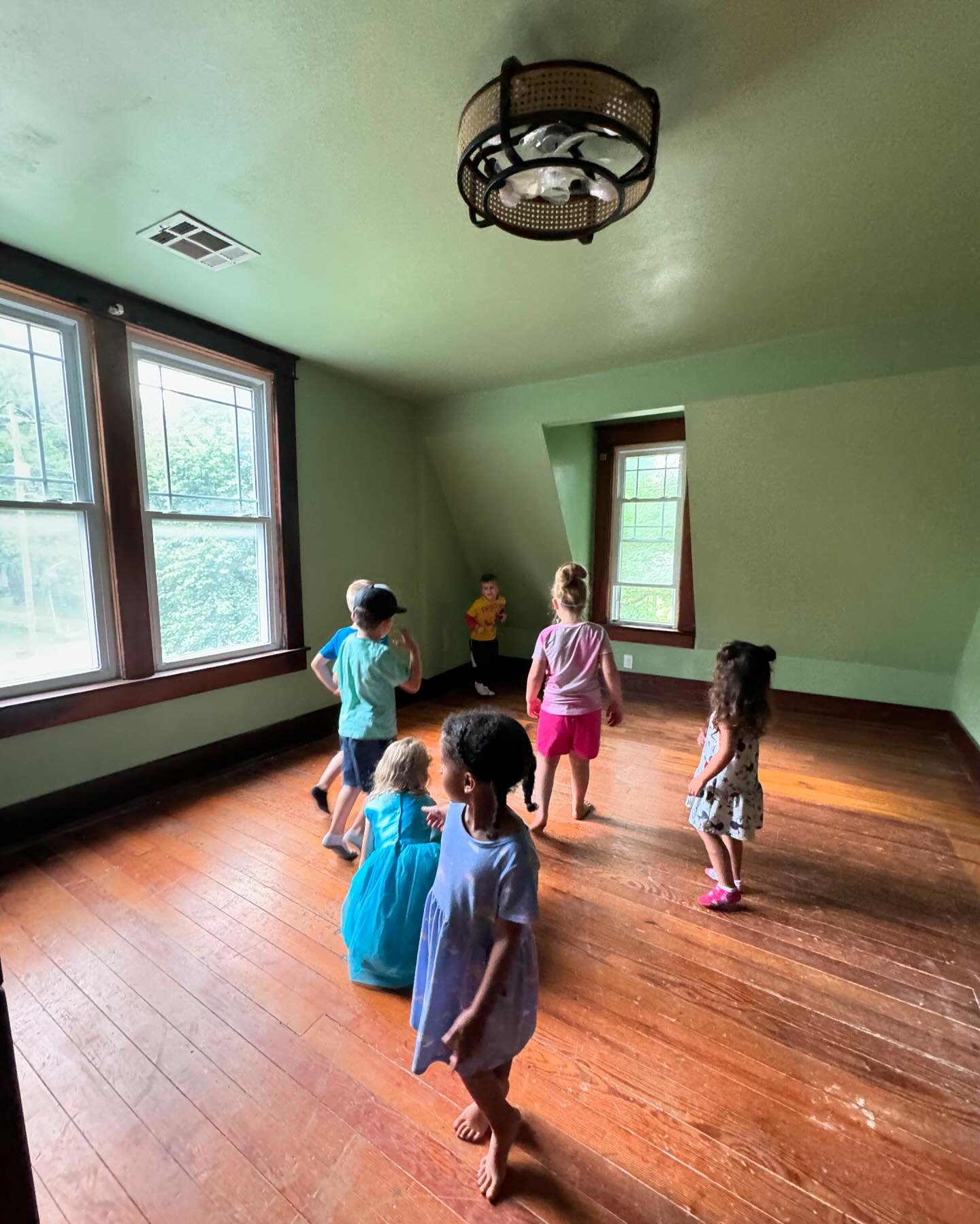 This room is a blank slate. If you were given an empty room for children and you could do anything you wanted to create an engaging and beautiful space what would you do first? If your answer isn&rsquo;t a choice given - comment and tell us what you 