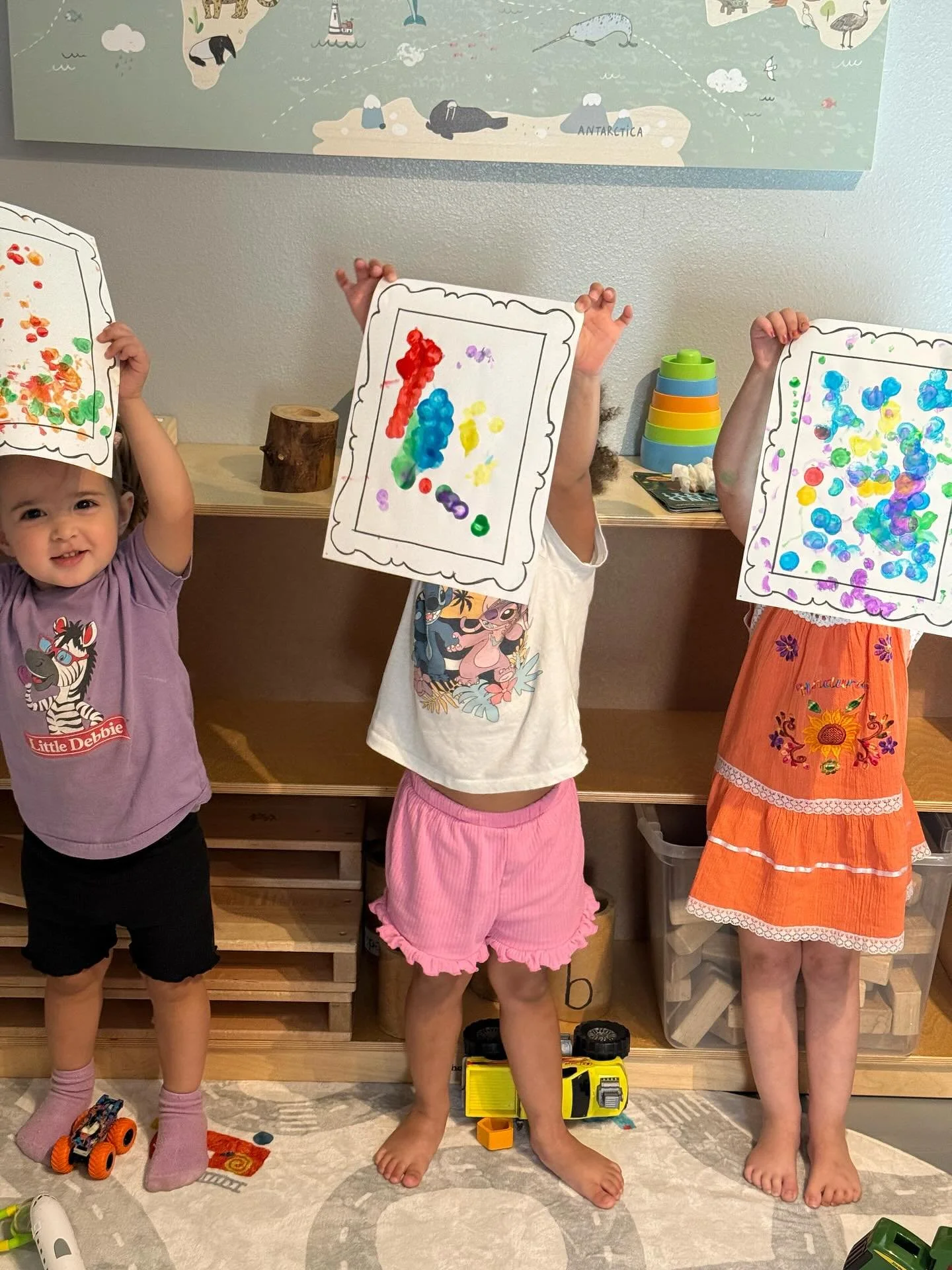 🌍✨ Today our GOFCC, Arkansas homes  joined children all around the world in celebrating International Dot Day! After reading &ldquo;The Dot&rdquo; by Peter H. Reynolds, the children were inspired to create their own unique marks&mdash;just like Vash