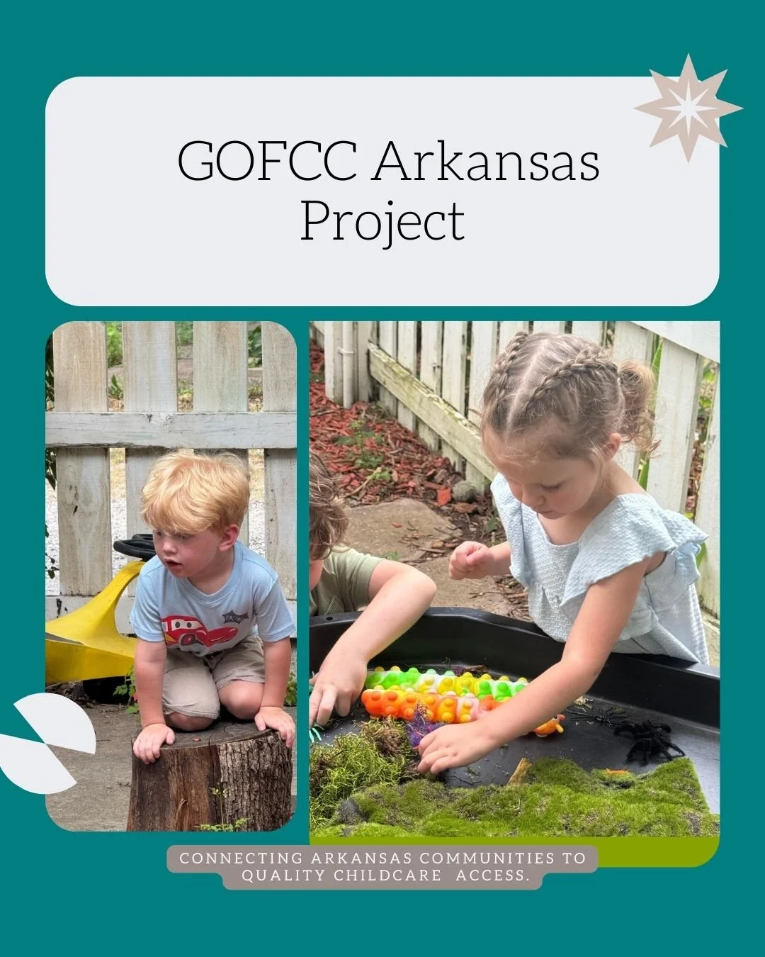 We&rsquo;re proud to be part of the GOFCC Arkansas initiative , where we support ten amazing early educators caring for children in their homes. Together, we're enhancing their professional development and ensuring they have the tools they need to th