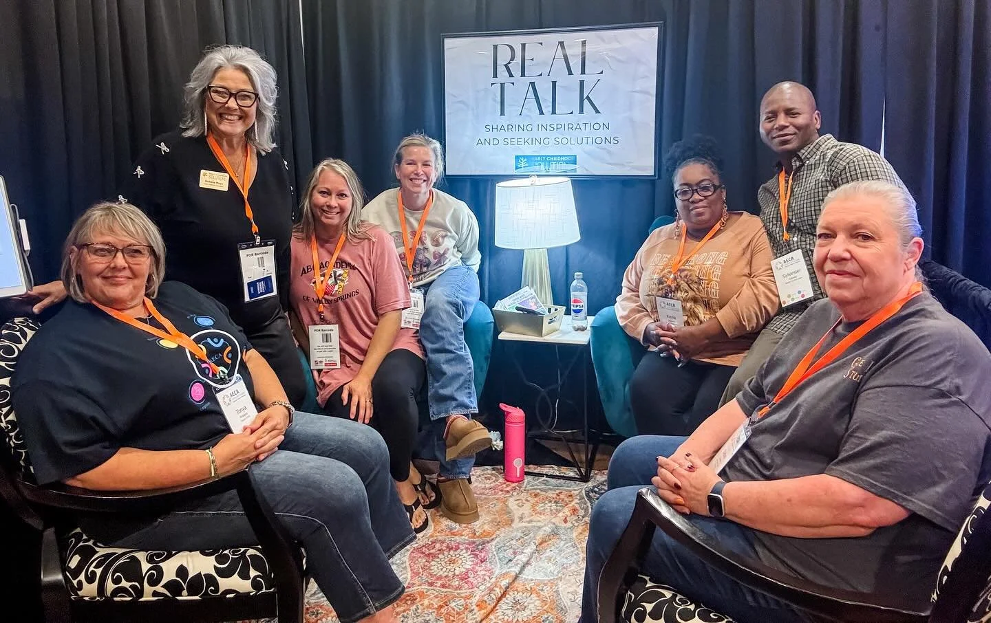 Just a few of our friends in our cozy space today!! It was a wonderful day!