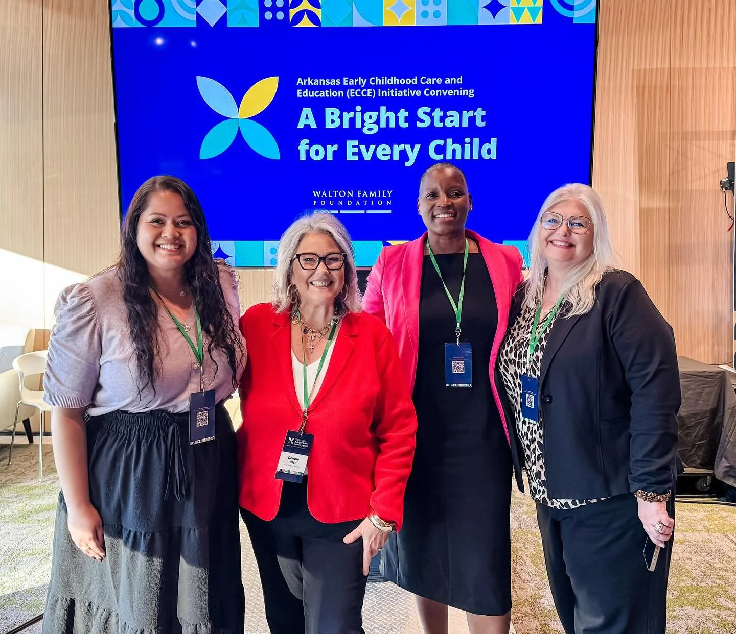 Today Elizabeth and Debbie had the honor of spending time at the inaugural Arkansas Early Childhood Education and Care Initiative Convening. What an incredible experience to be surrounded by so many brilliant and passionate minds&mdash;all focused on