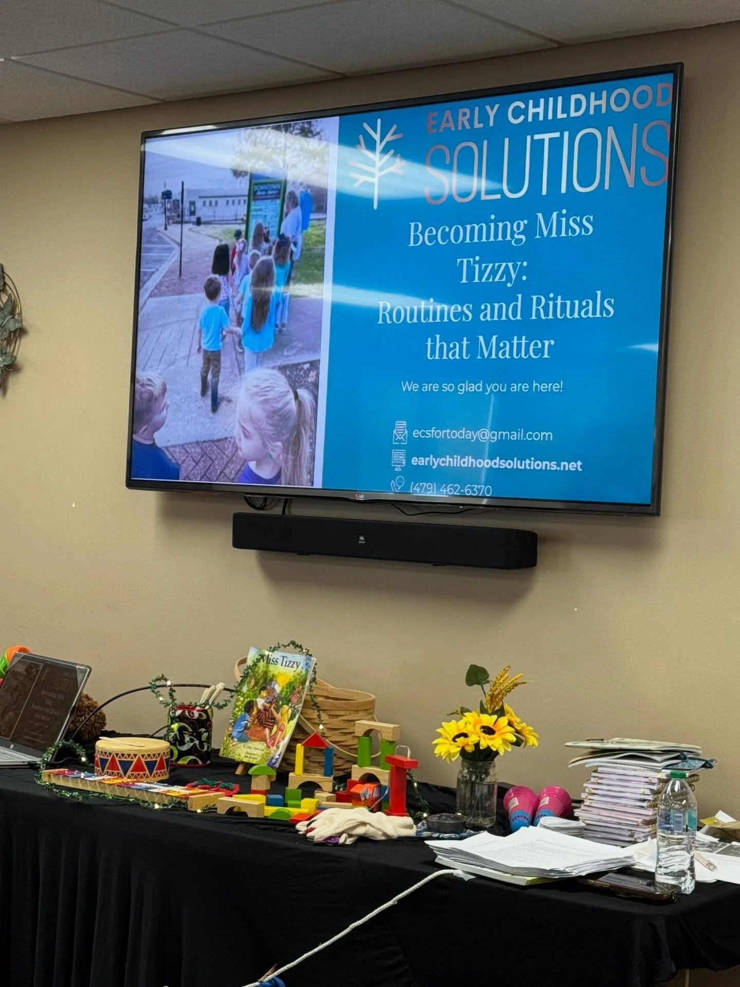 Let&rsquo;s get this started! Early Childhood Solutions is in Ponca City, Oklahoma to introduce Miss Tizzy to these early educators!