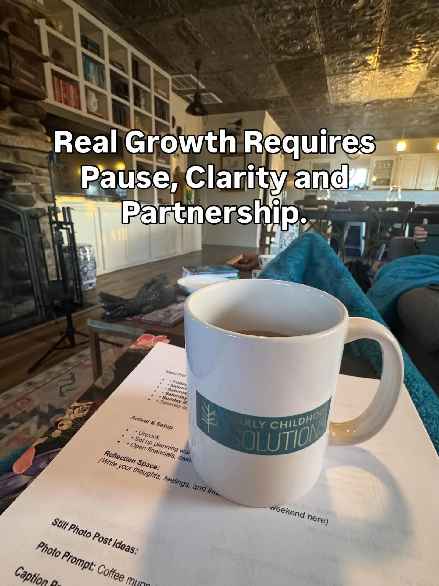 This weekend we&rsquo;re stepping away from the noise to reflect, plan, and make intentional decisions for Early Childhood Solutions.