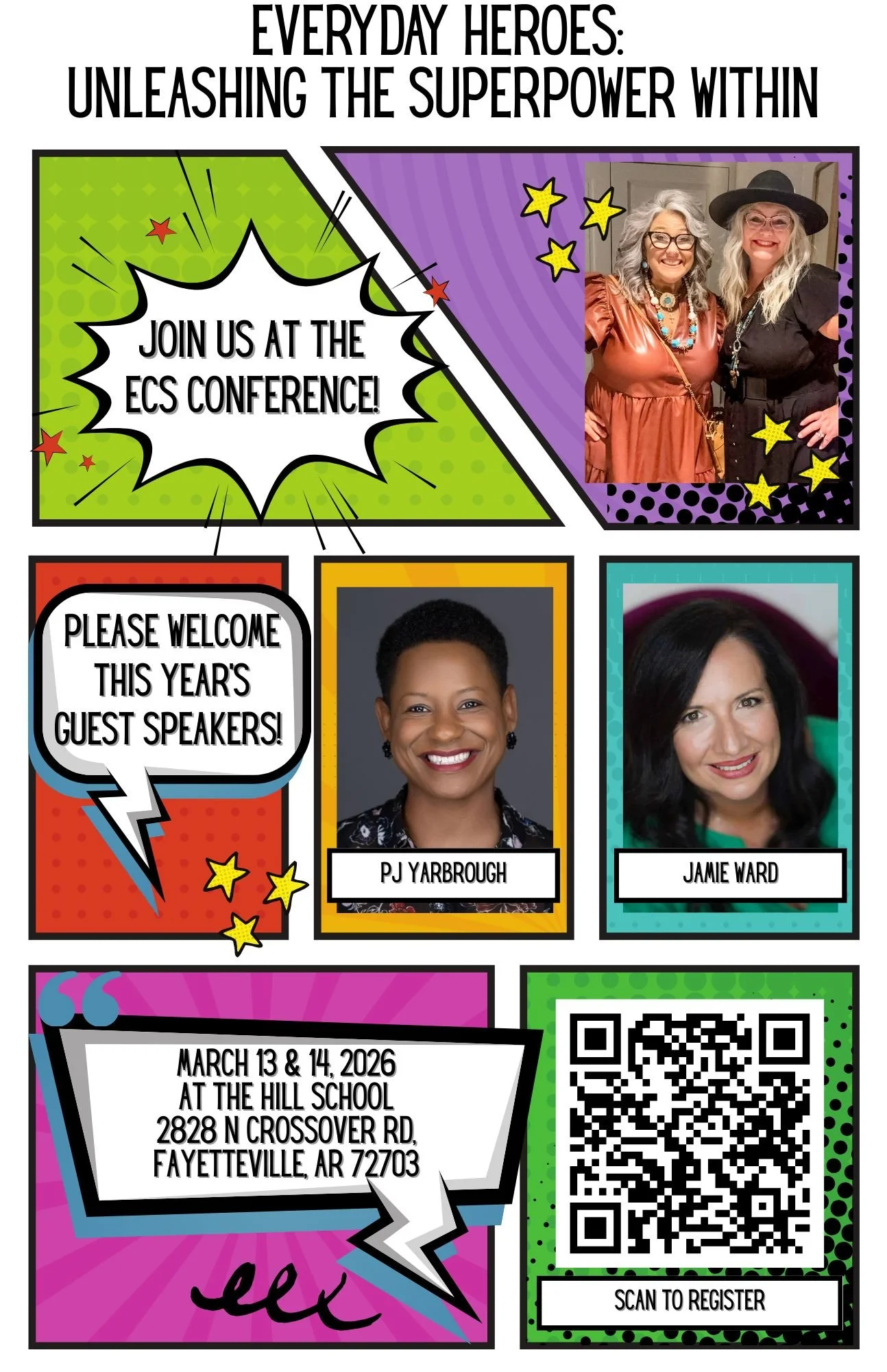 Unleash Your Inner Hero: Join Us for an Inspiring Conference!

Get ready to soar high at this year&rsquo;s conference where we&rsquo;ll embrace the superhero within! Our dynamic theme promises an extraordinary experience filled with learning, connect