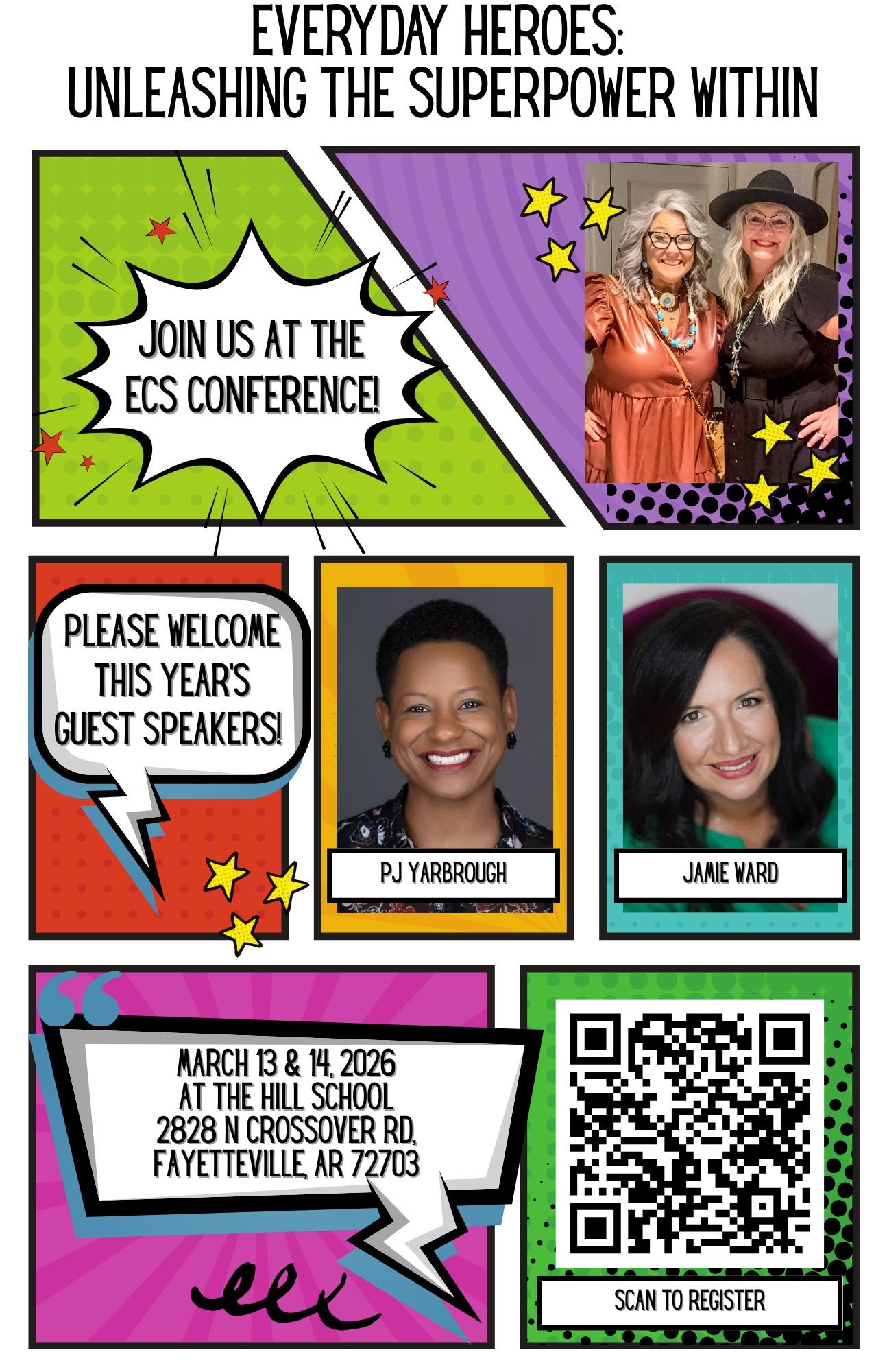 Unleash Your Inner Hero: Join Us for an Inspiring Conference!

Get ready to soar high at this year&rsquo;s conference where we&rsquo;ll embrace the superhero within! Our dynamic theme promises an extraordinary experience filled with learning, connect