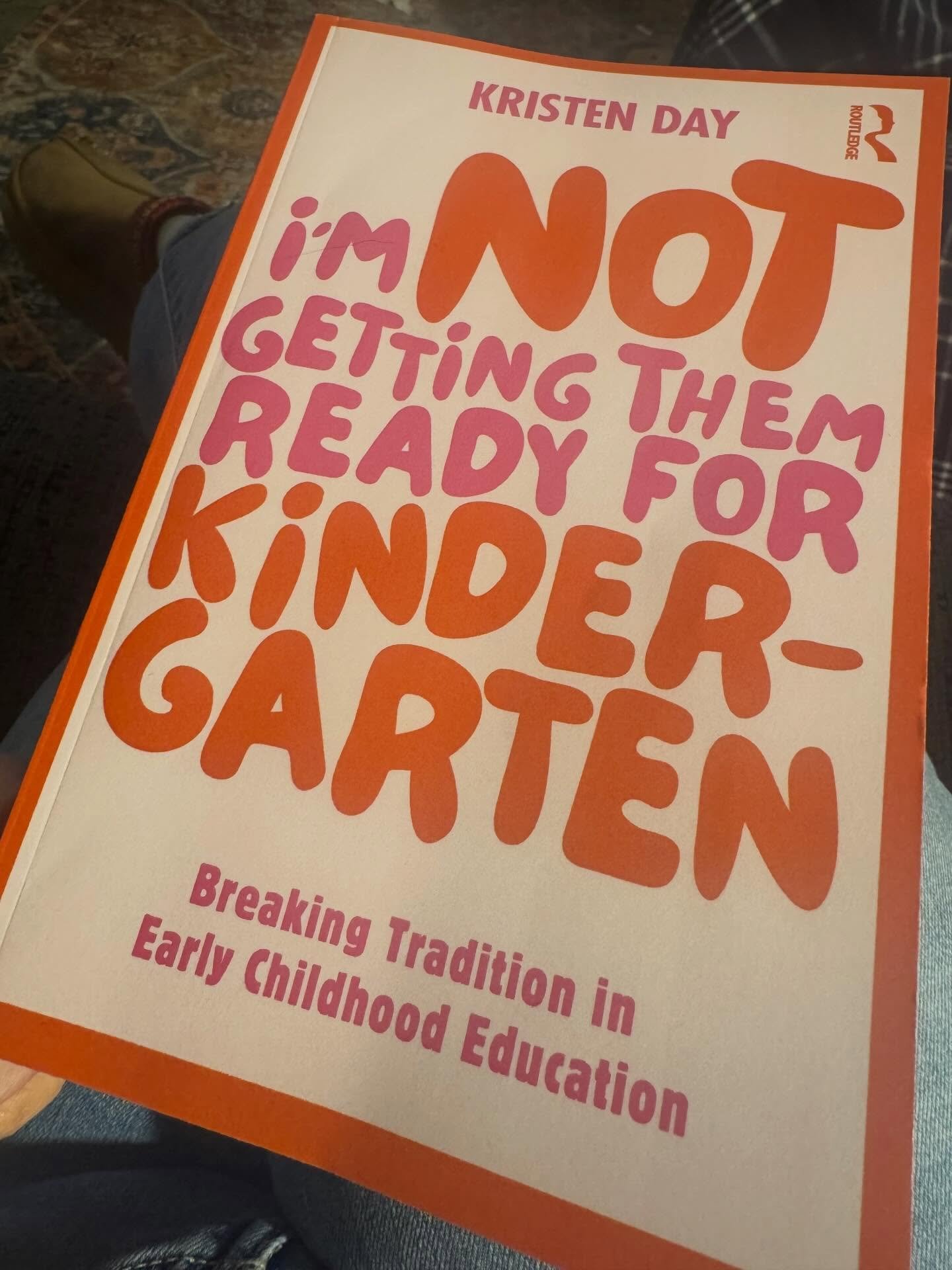 📚 Book Club Tonight &ndash; 6:30 PM

We&rsquo;re diving into I&rsquo;m Not Getting Them Ready for Kindergarten by Kristen Day.

If you&rsquo;ve ever:

&bull; Felt pressure to &ldquo;push&rdquo; calendar time
&bull; Questioned why everyone is sitting