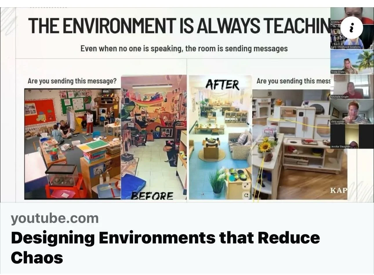 Our &ldquo;Environments that Reduce Chaos&rdquo; training is now on YouTube&mdash;accessible to our crew members at anytime.Because growth doesn&rsquo;t happen in one sitting&hellip; it happens when you can come back, rewatch, and keep building.