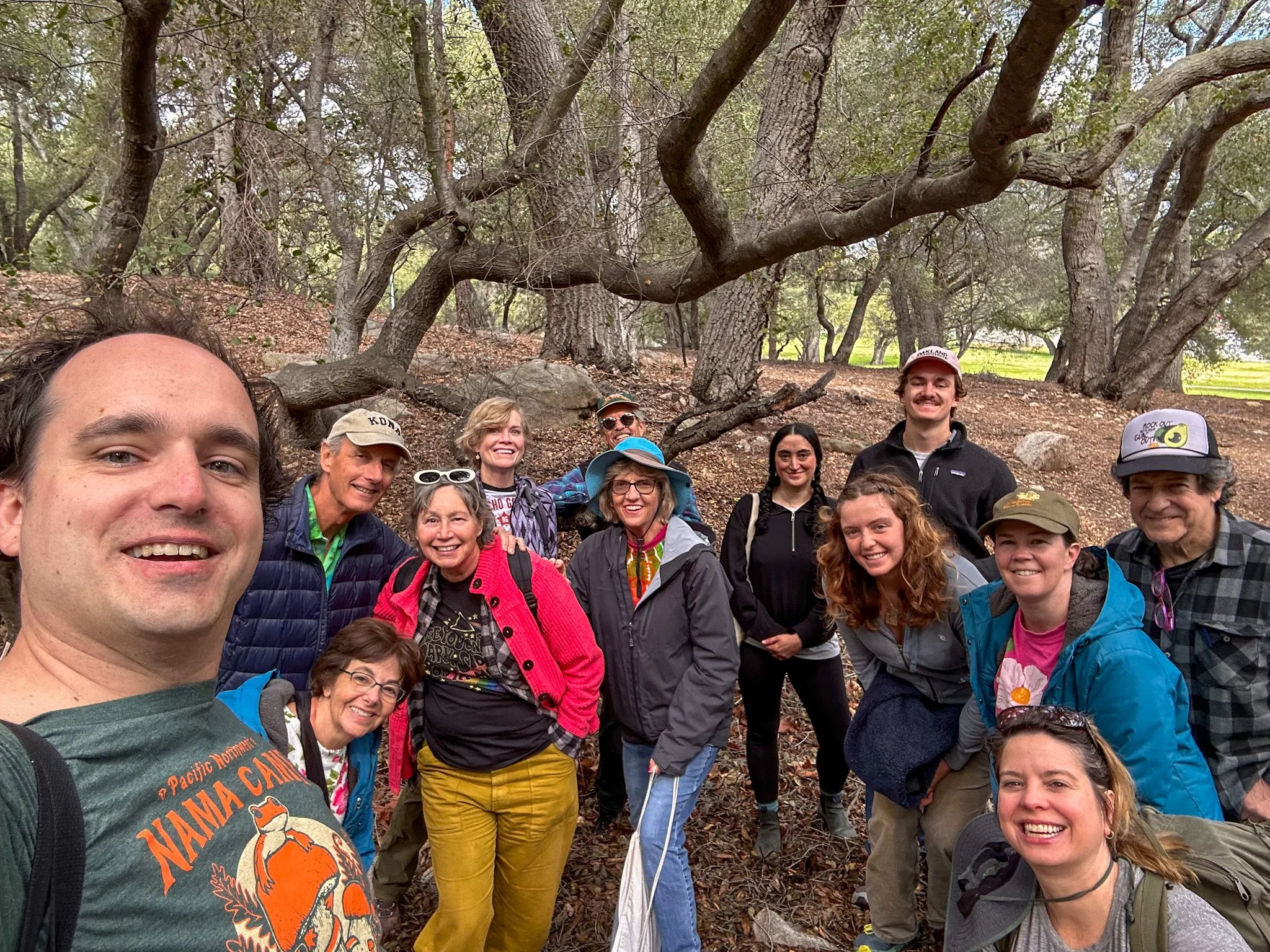 Aaron mushroom walk group.jpg