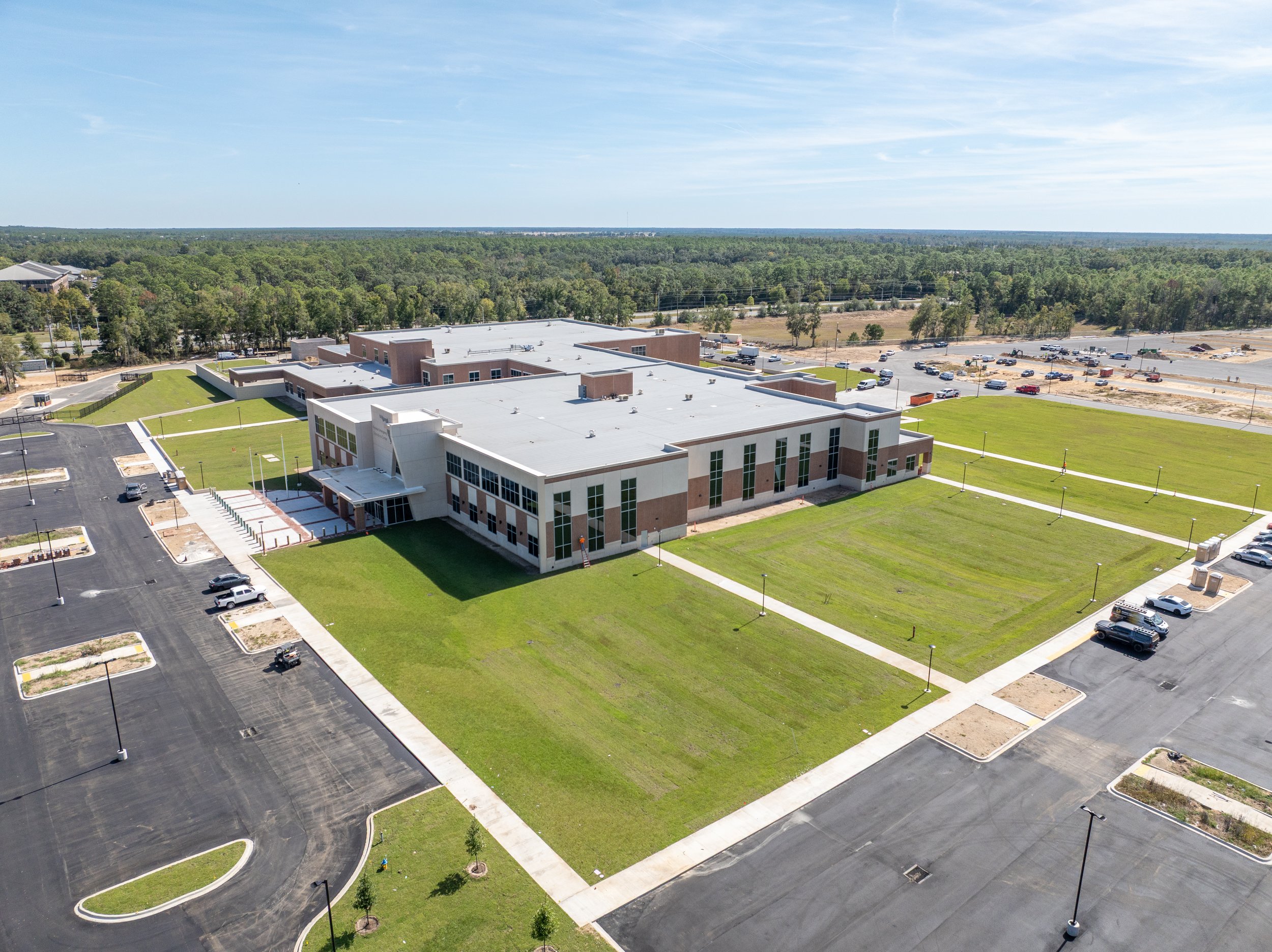 New Building - Facing Northwest @ 125' AGL