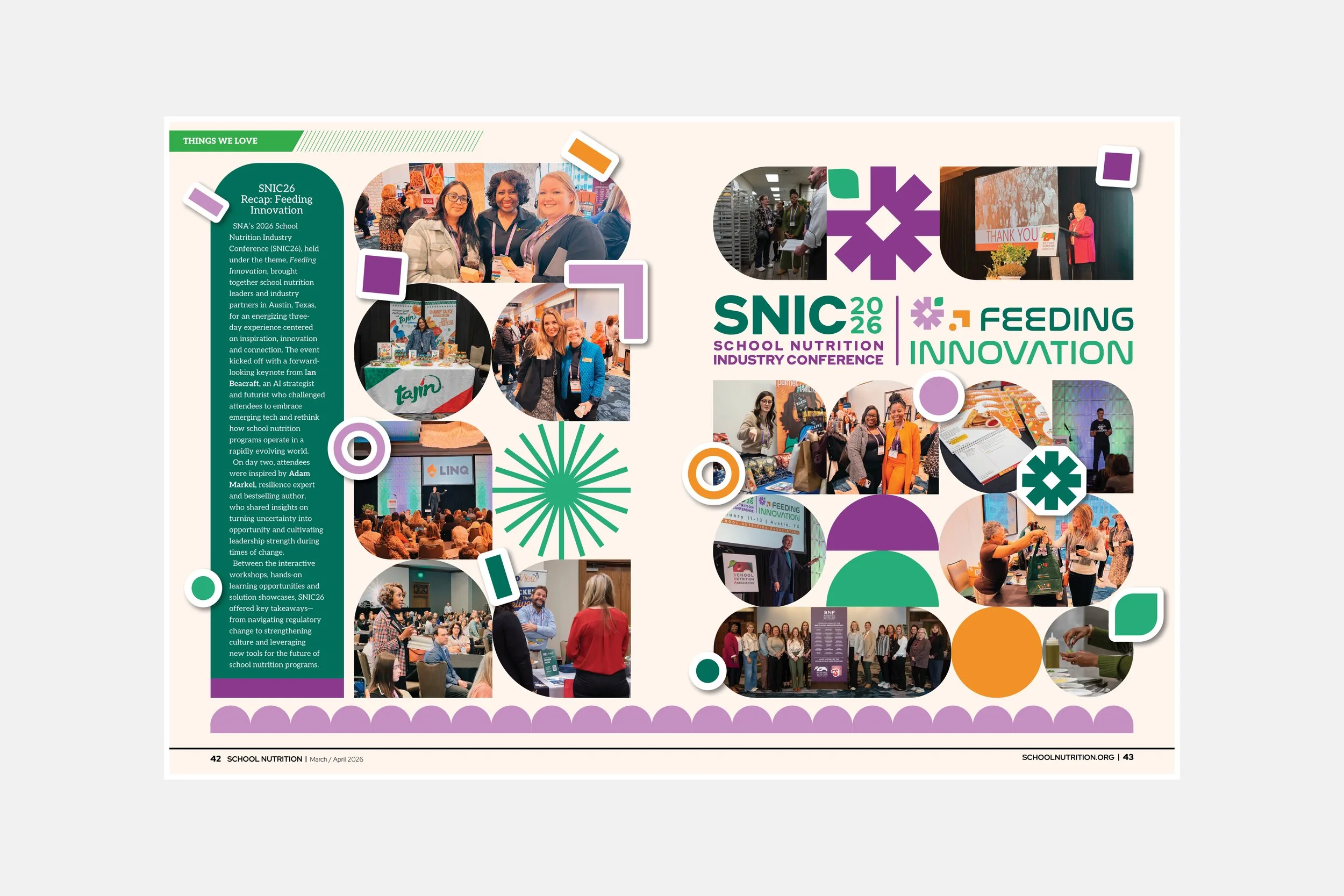 Association magazine design