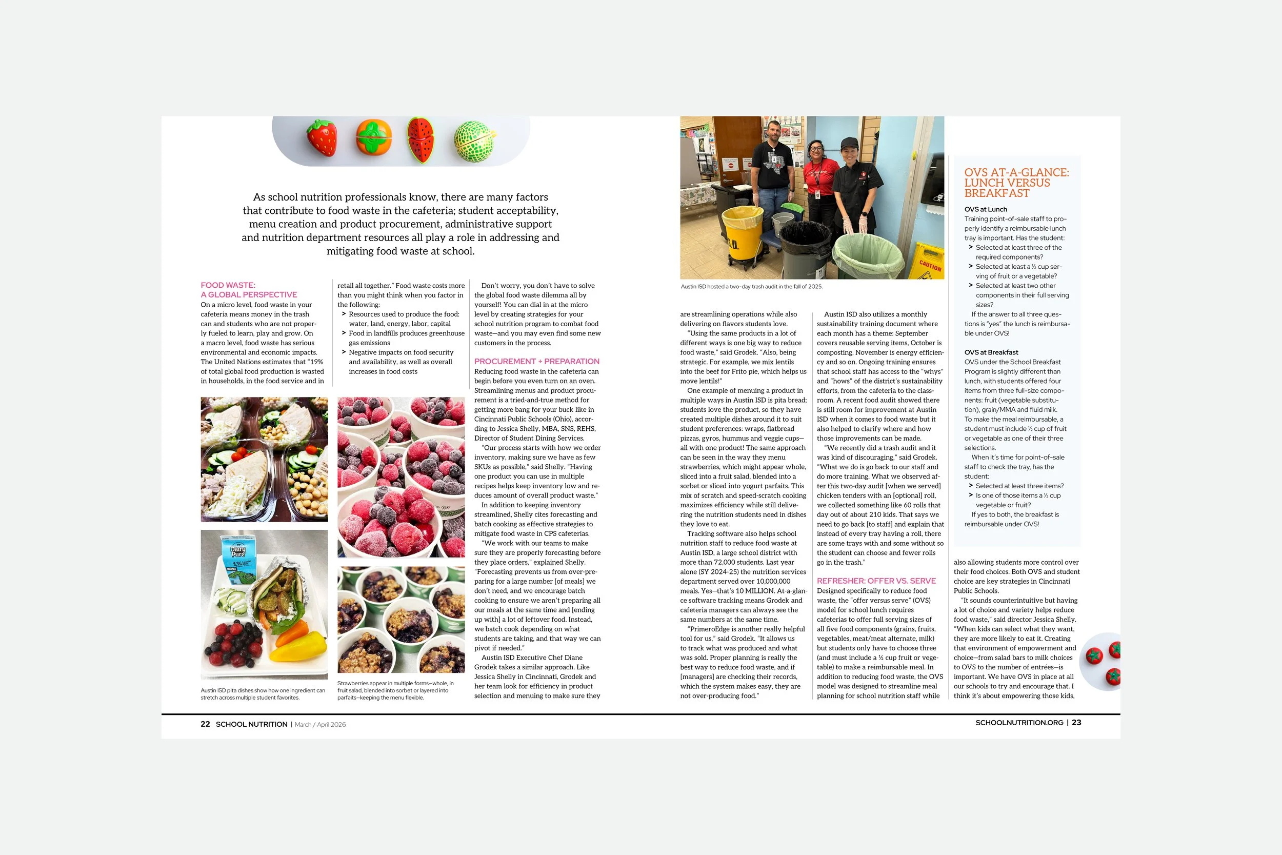 Association magazine design