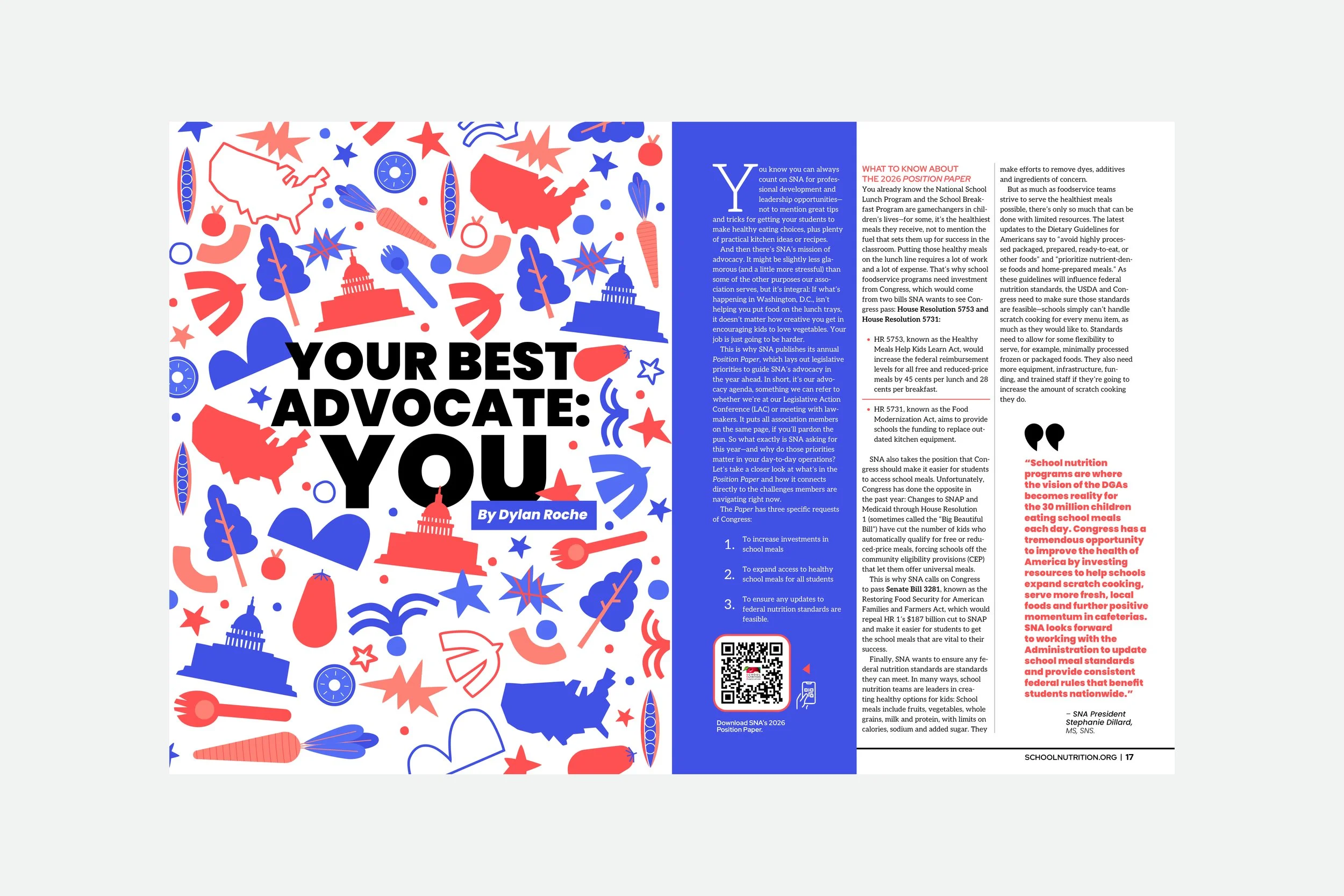 Association magazine design