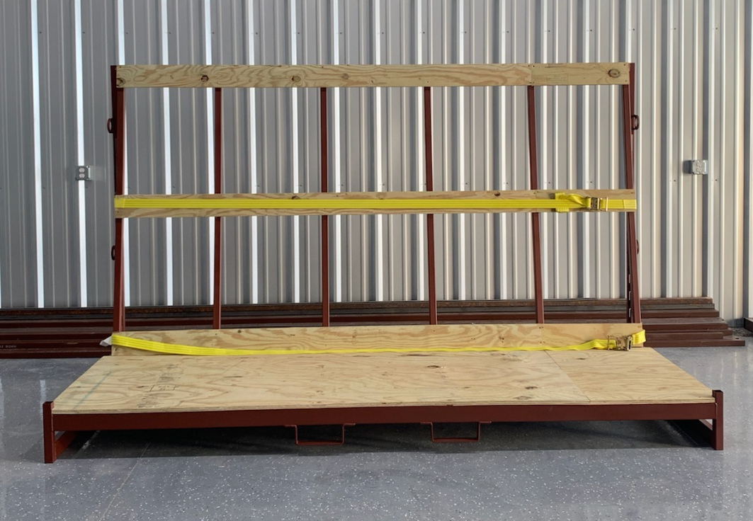 4 ' L Frame Window Transport Rack — Sparkster Welding Fabrication & Design