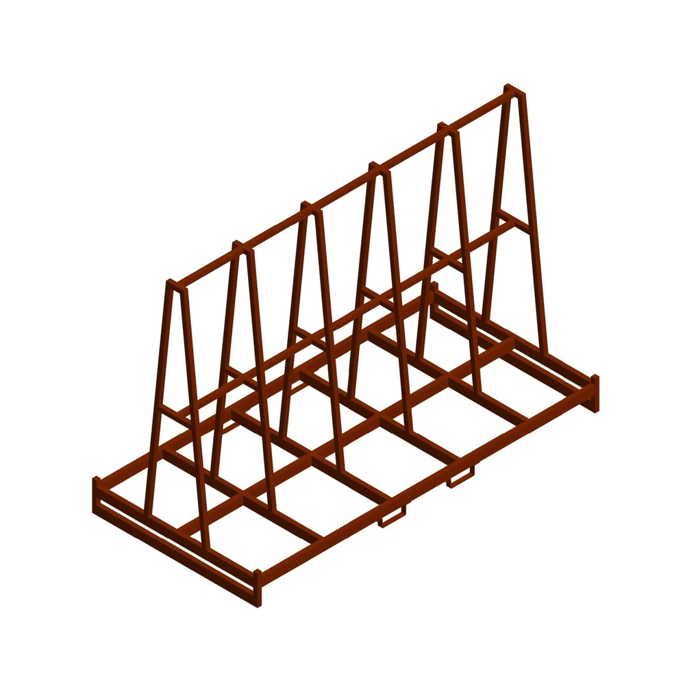 7' A Frame Window Transport Rack with Fork Guides — Sparkster Welding ...