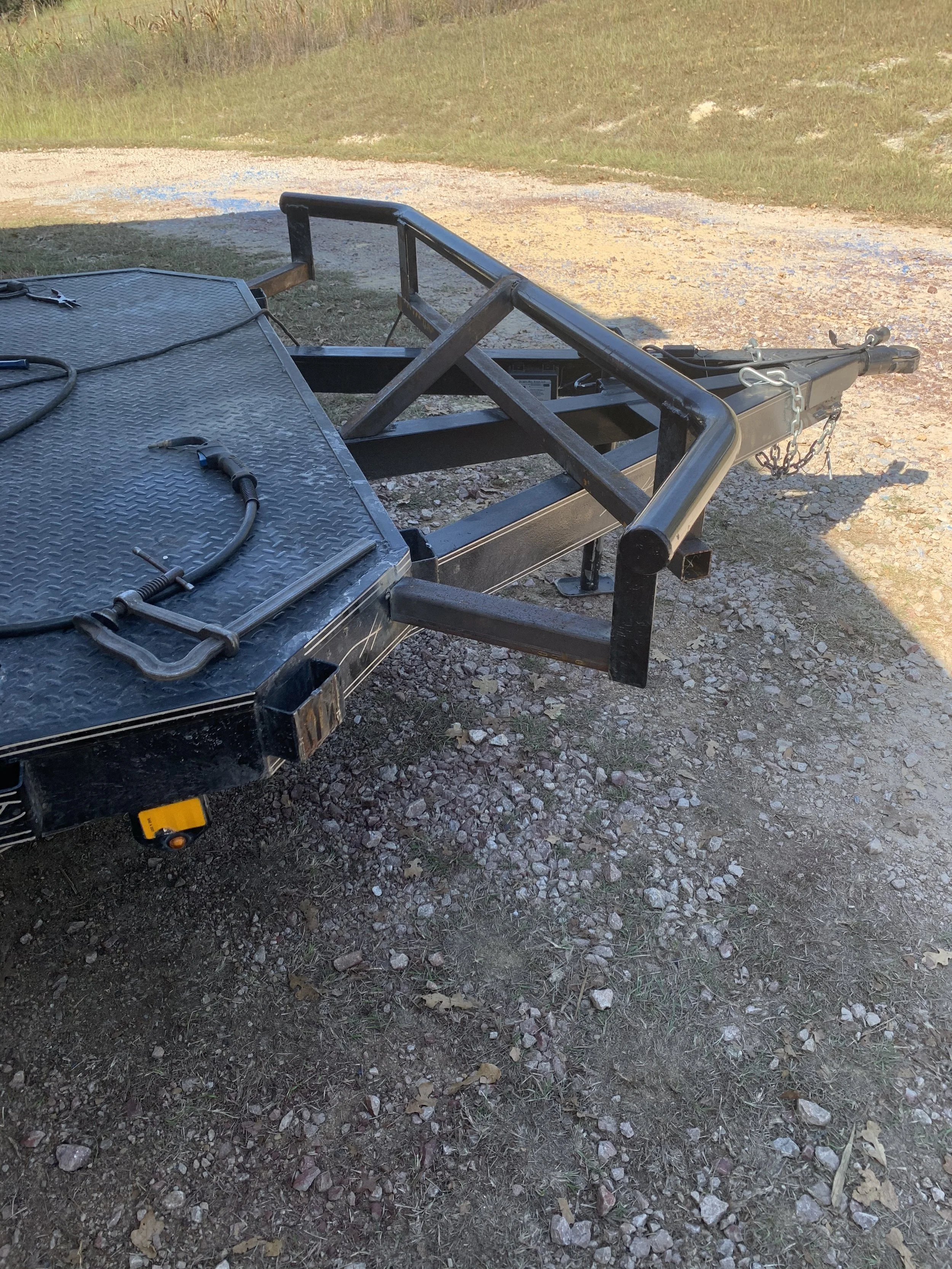 Trailer AFTER (we added a custom bumper)