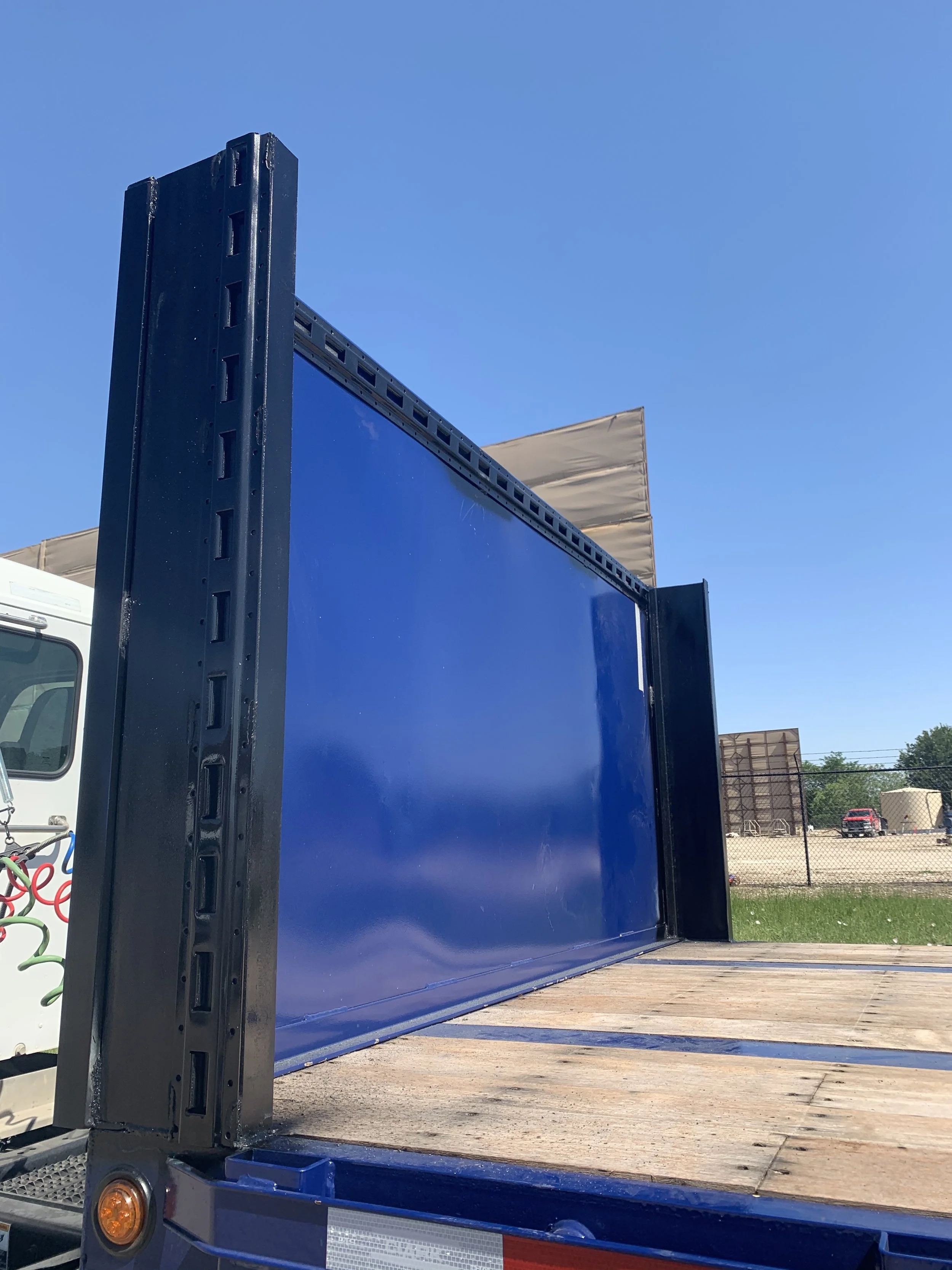 We added vertical & horizontal E-Tracks to a few trailers