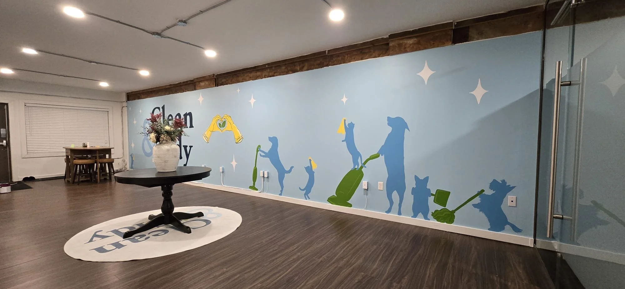 An adorable design to pay homage to the company's eco-friendly products and commitments to the SPCA and other community