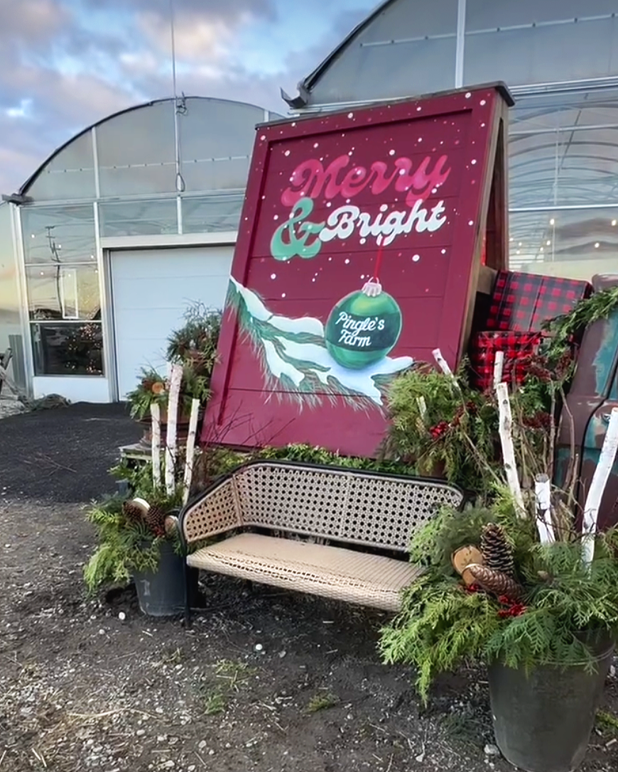 Wooden barnboard A-frame sign
