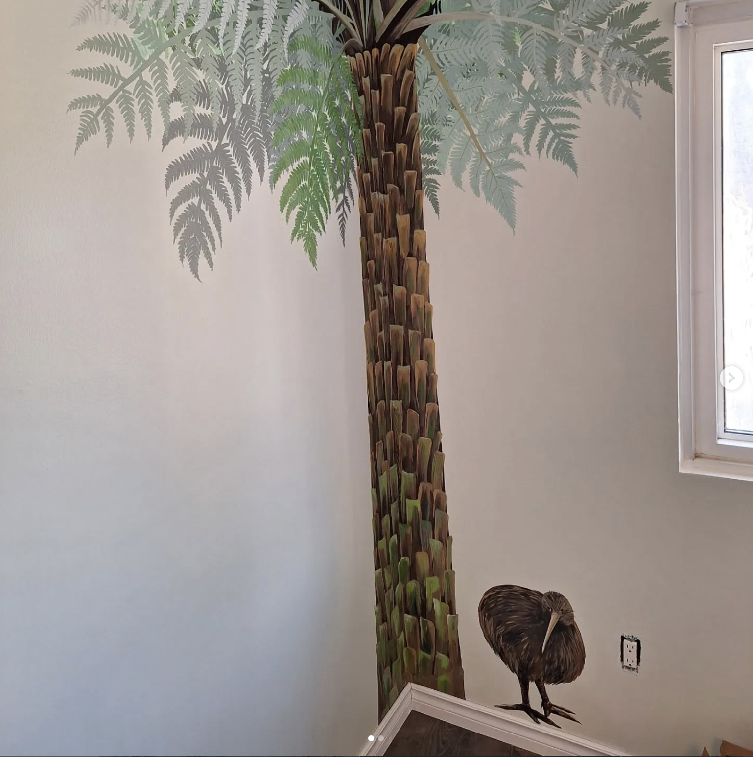 Bringing a bit of New Zealand to their Canadian home for this set of 2 kids bedroom murals.