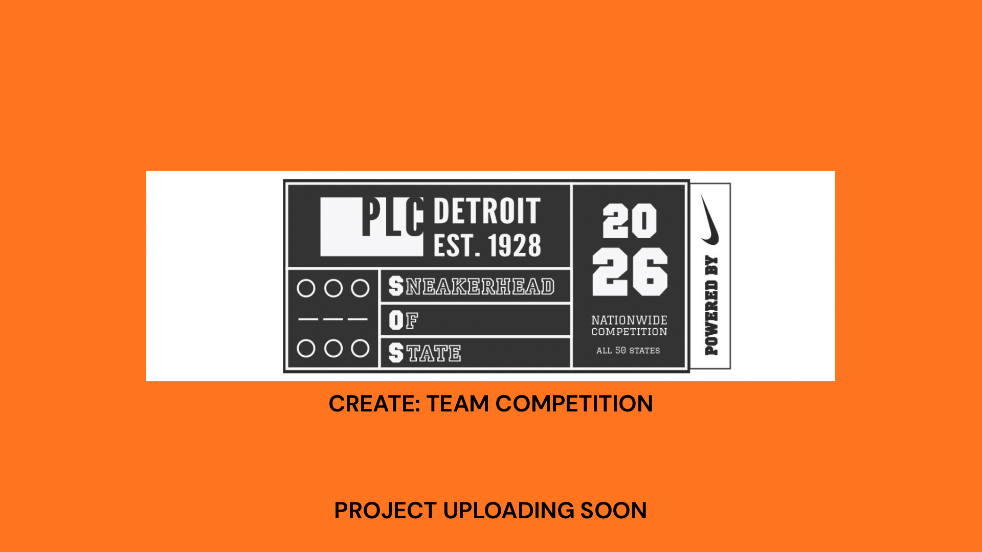 CREATE TEAM COMPETITION