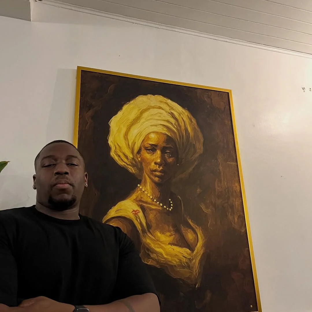 Anthony Azekwoh on The Wedding Series and the Stories Behind His New Paintings