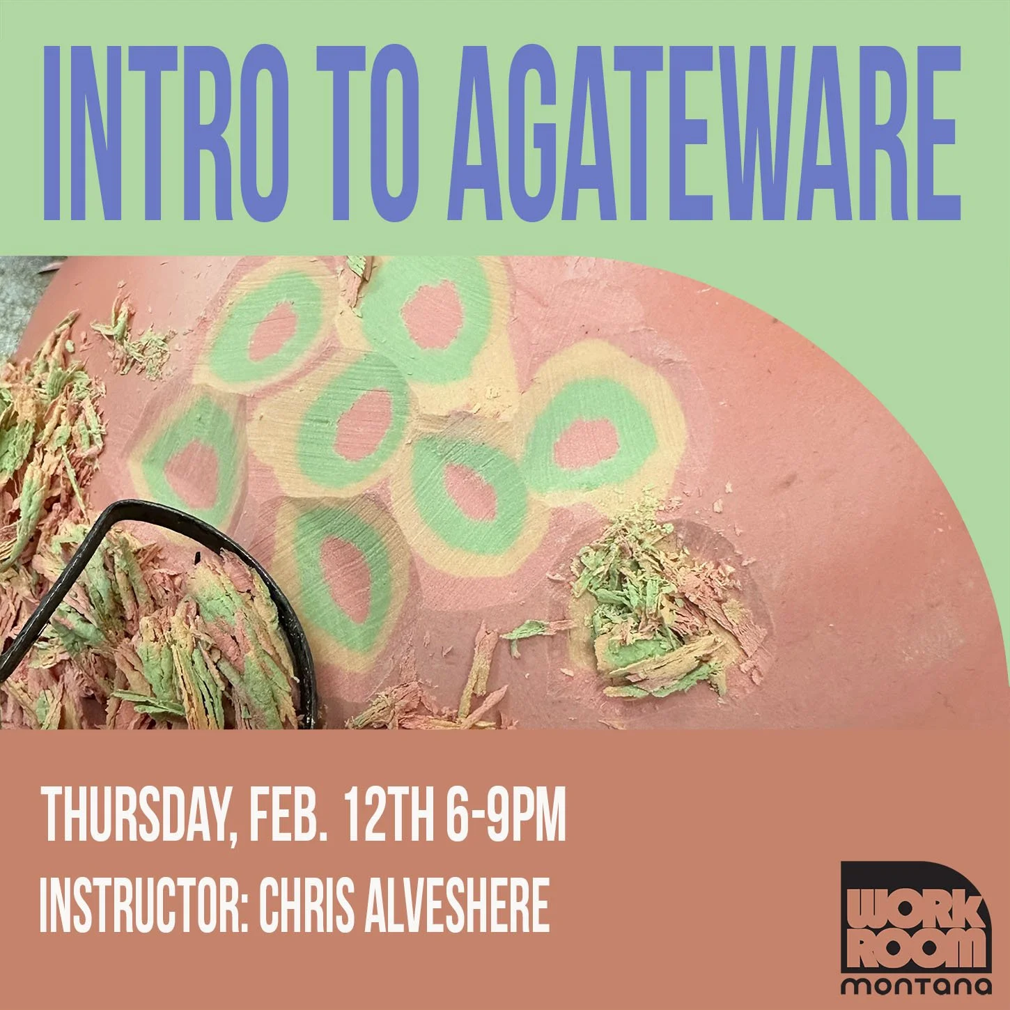 Intro to Agateware (Thursday, Feb. 12 6-9pm)