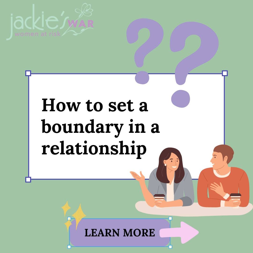 We talk all the time about setting healthy boundaries in the relationships, but how do we actually set those boundaries? Clear communication and the ability to be open and honest is very important when establishing boundaries. Both sides need to rece