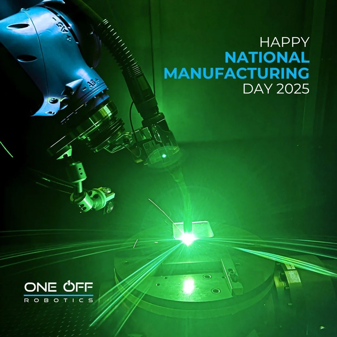 At One-Off Robotics, we&rsquo;re proud to design and build advanced robotic metal additive manufacturing systems that are pushing the boundaries of what&rsquo;s possible in fabrication. Manufacturing drives innovation, fuels industries, and builds th
