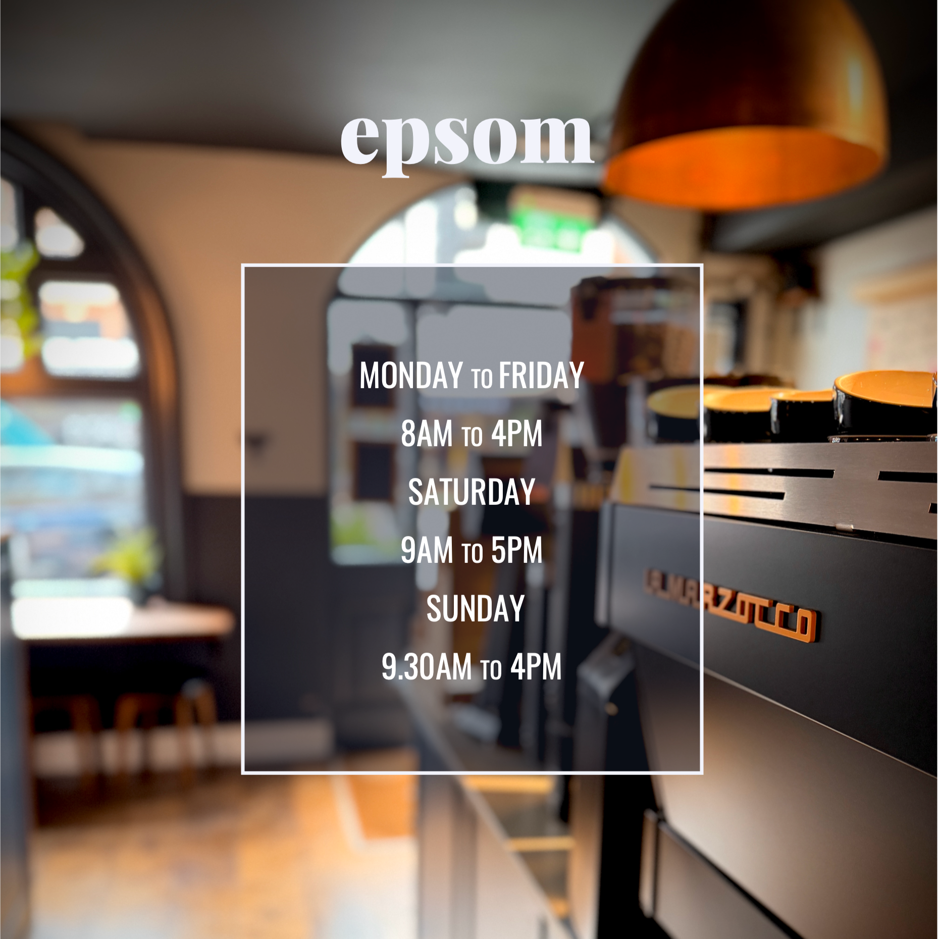 Epsom Speciality Coffee House