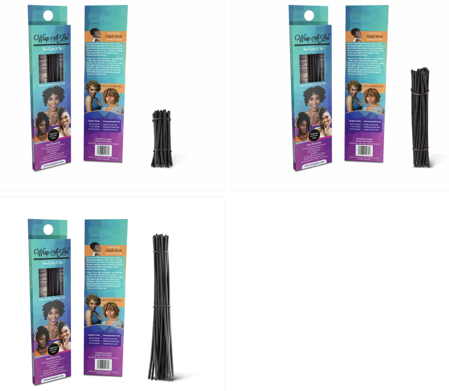 Wrap-A-Loc Hair Styling Tool (small, medium, long) — Champ's