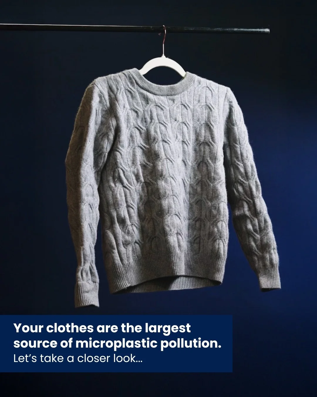 Every time we wash our clothes, they shed millions of microplastic fibers into the water. 👕

Though these fibers are physically small, they are the largest source of microplastic pollution. They escape the washing machine, pass through wastewater tr