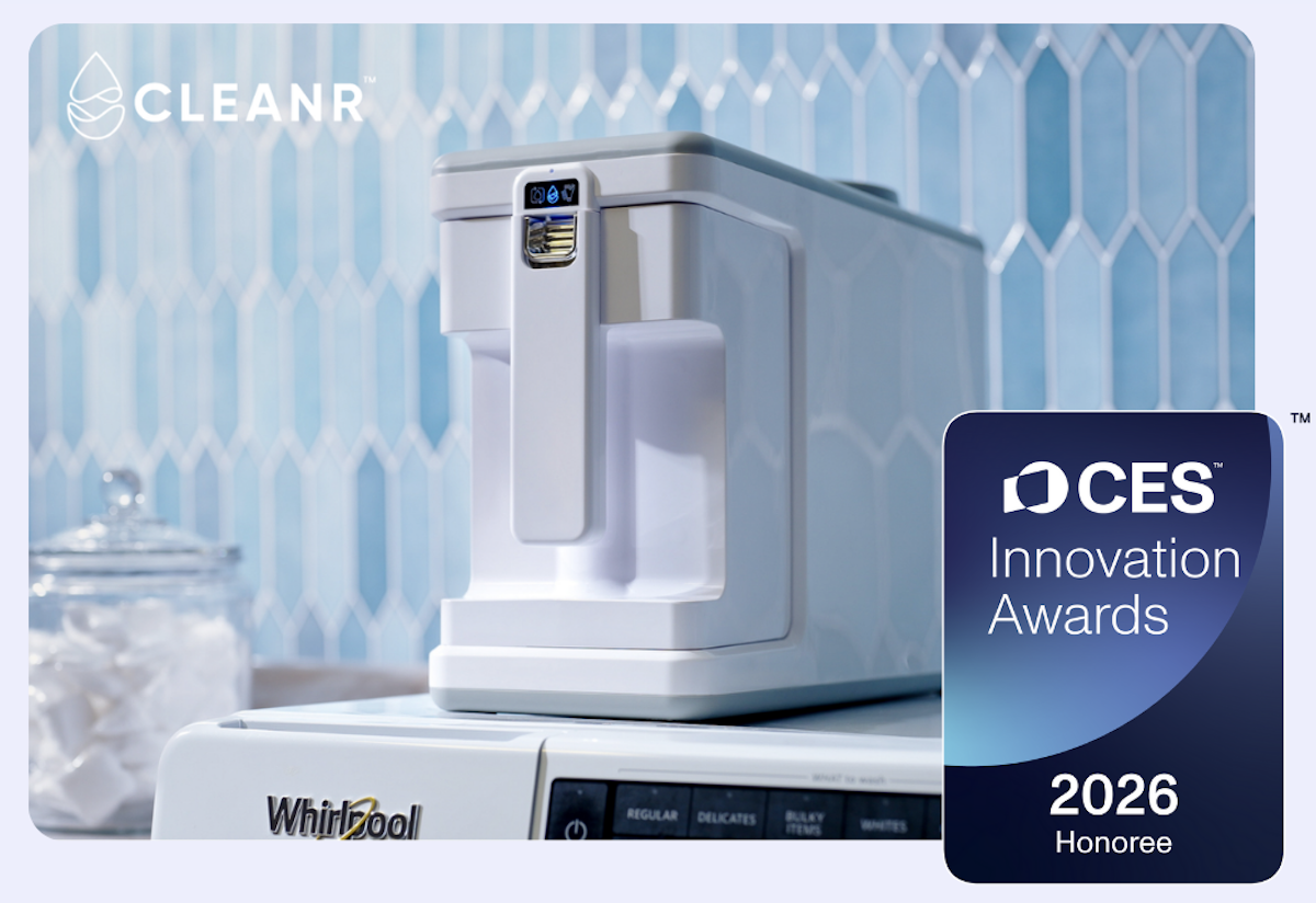 CLEANR Microplastic Filter for Washing Machines CES Innovation Awards 2026 Honoree