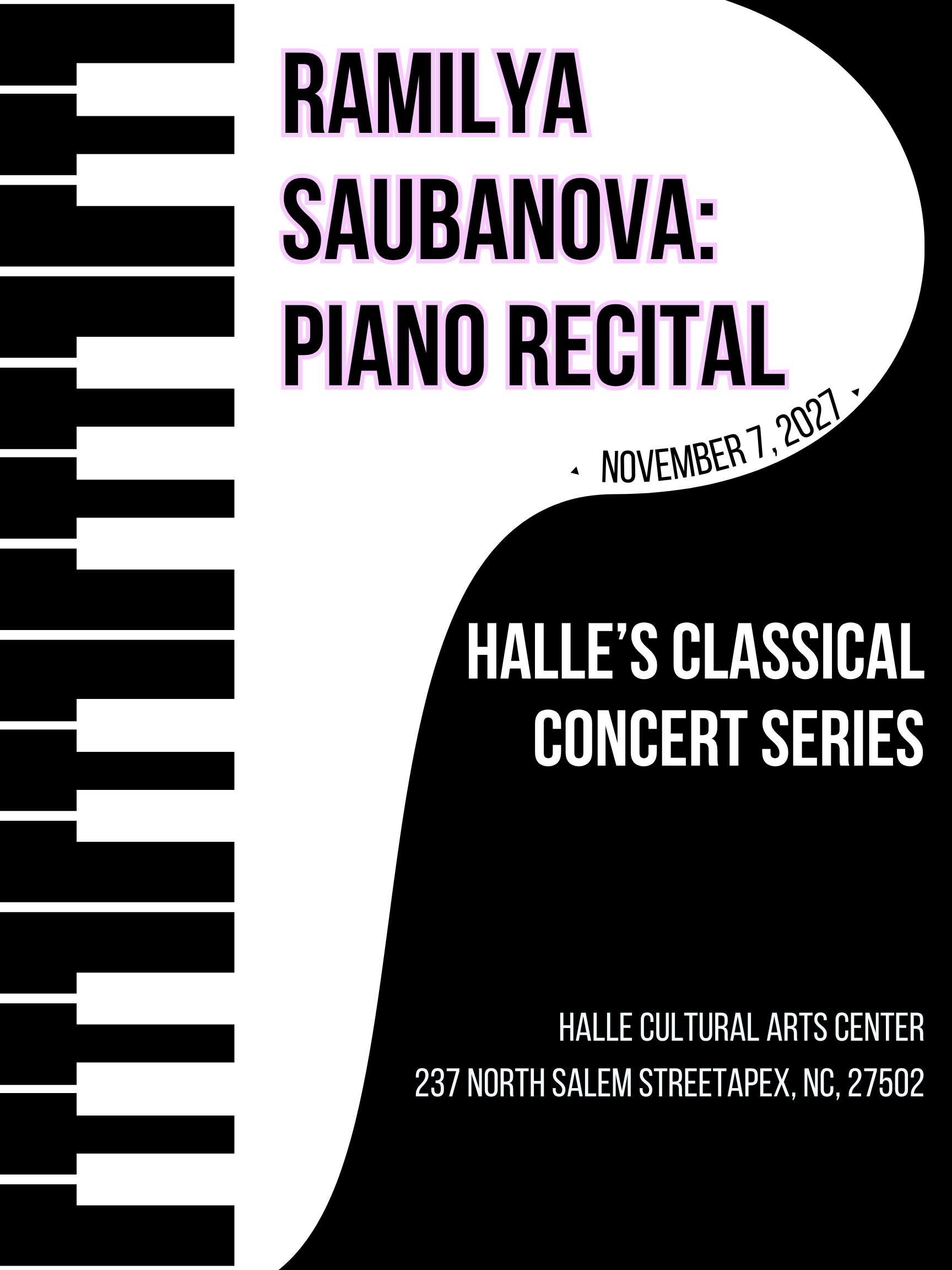 Classical Concert Series: Piano Recital