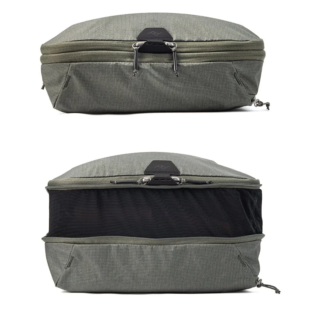 For even more clothes. I travel with this medium, and a small one. Keeps my clothes neatly organised. Get this!
