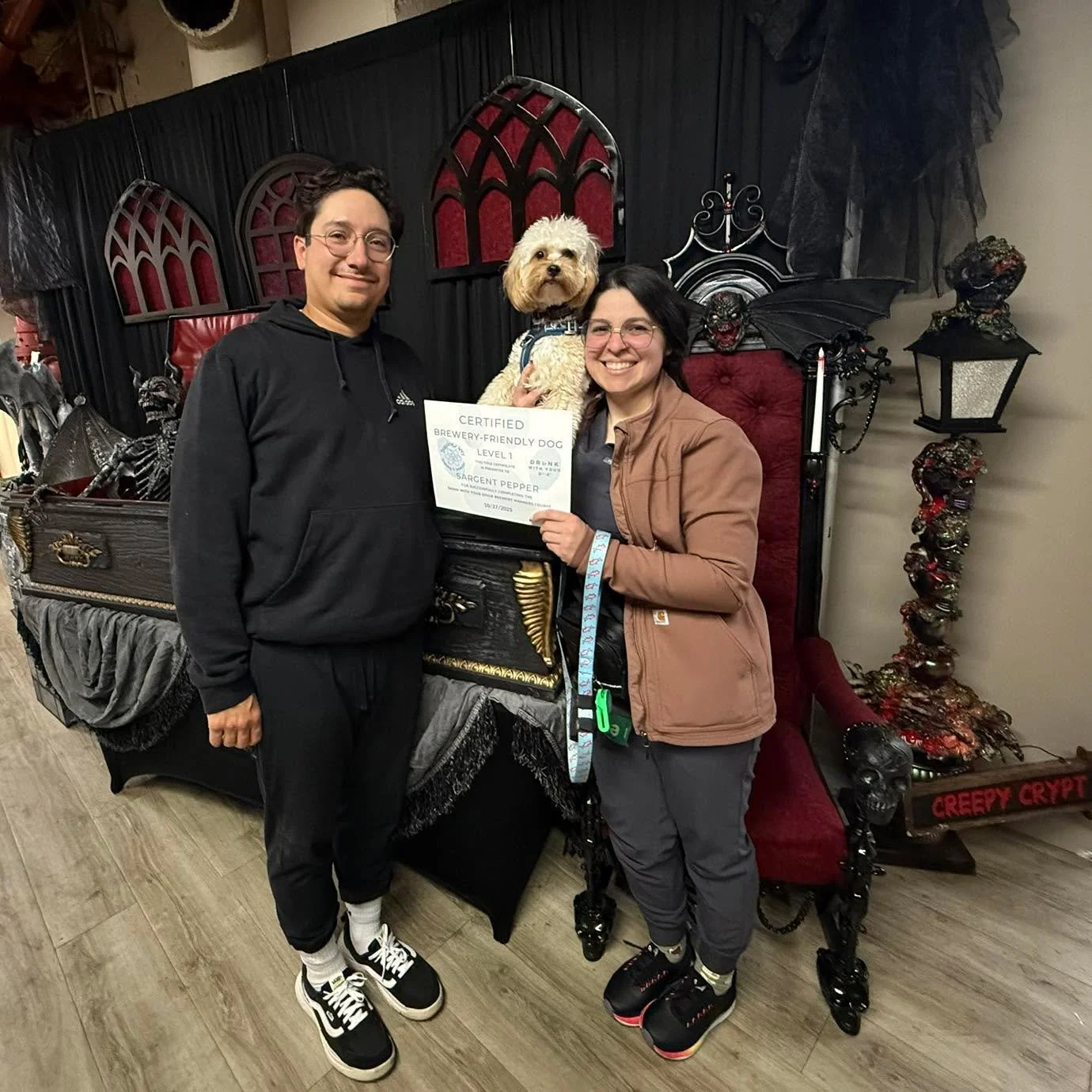 Brewery Manners graduates 🐾🐶🎓