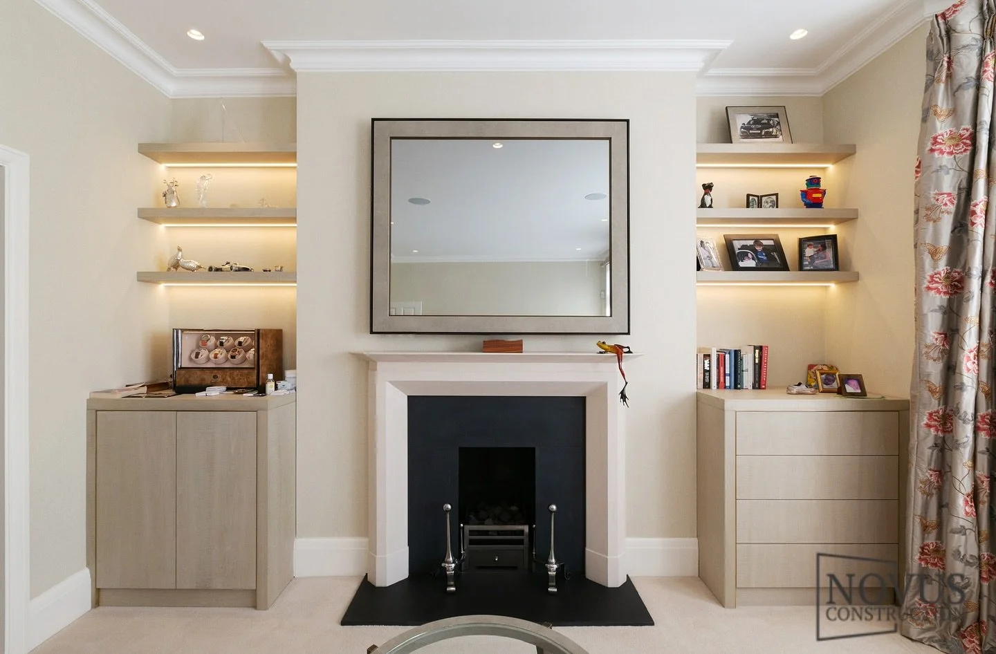 Living room goals! 
Full home refurbishment, including this stunning living room that has an overall classic look with a modern twist through decor. 

#luxuryproperty #mansiontour #superhome #dreamhome #propertyinspo #uksfinesthomes #interiorgoal #bi