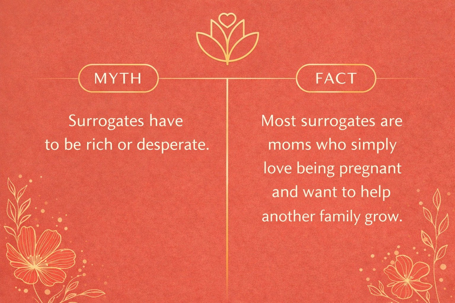 There are a lot of misconceptions about surrogacy. This is one of the biggest.

Have questions about becoming a surrogate?
Ask them below 💛

#kindheartsurrogacy #bethekindness #gestationalcarrier