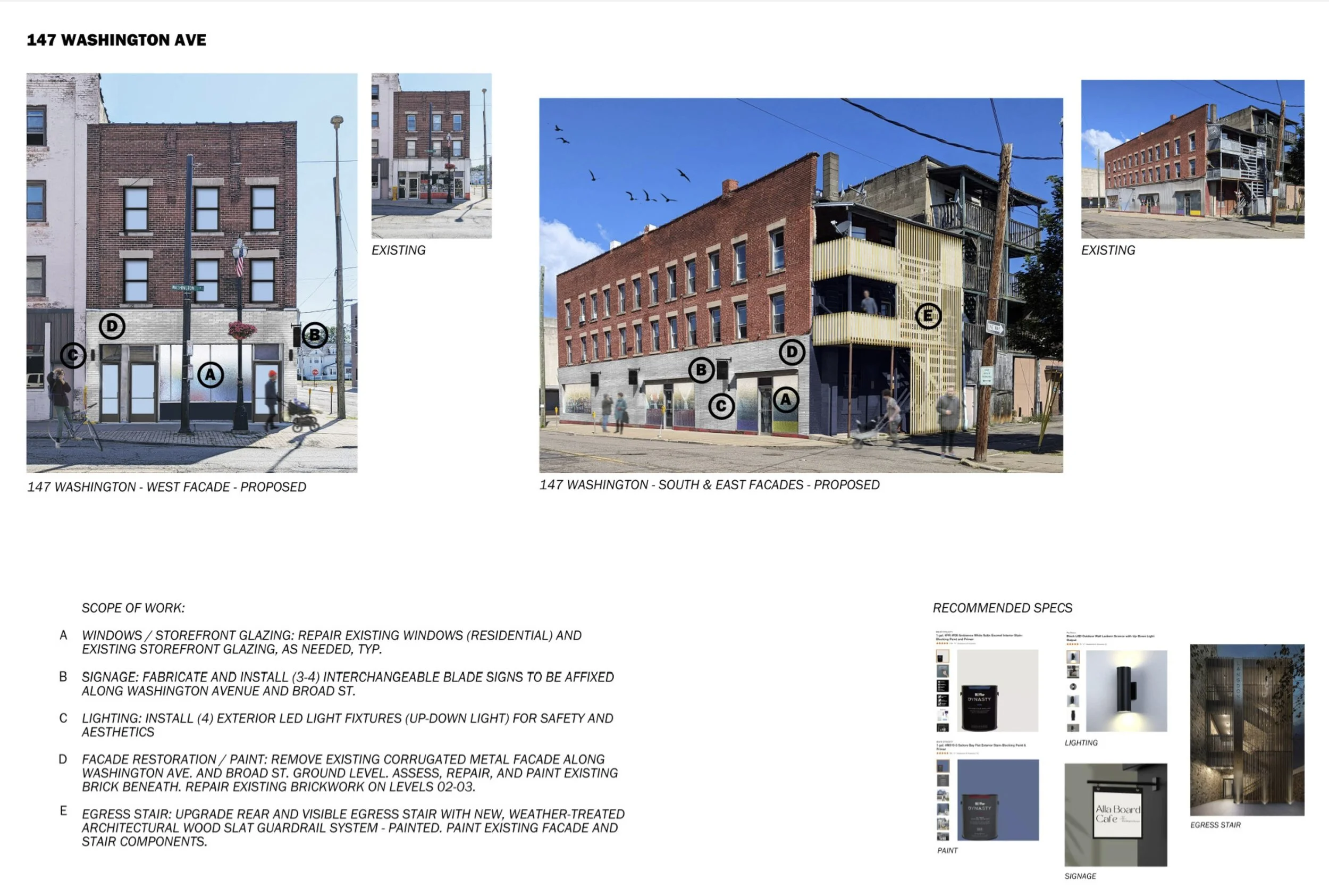 DRI Facade Improvements - Awarded Municipal Program