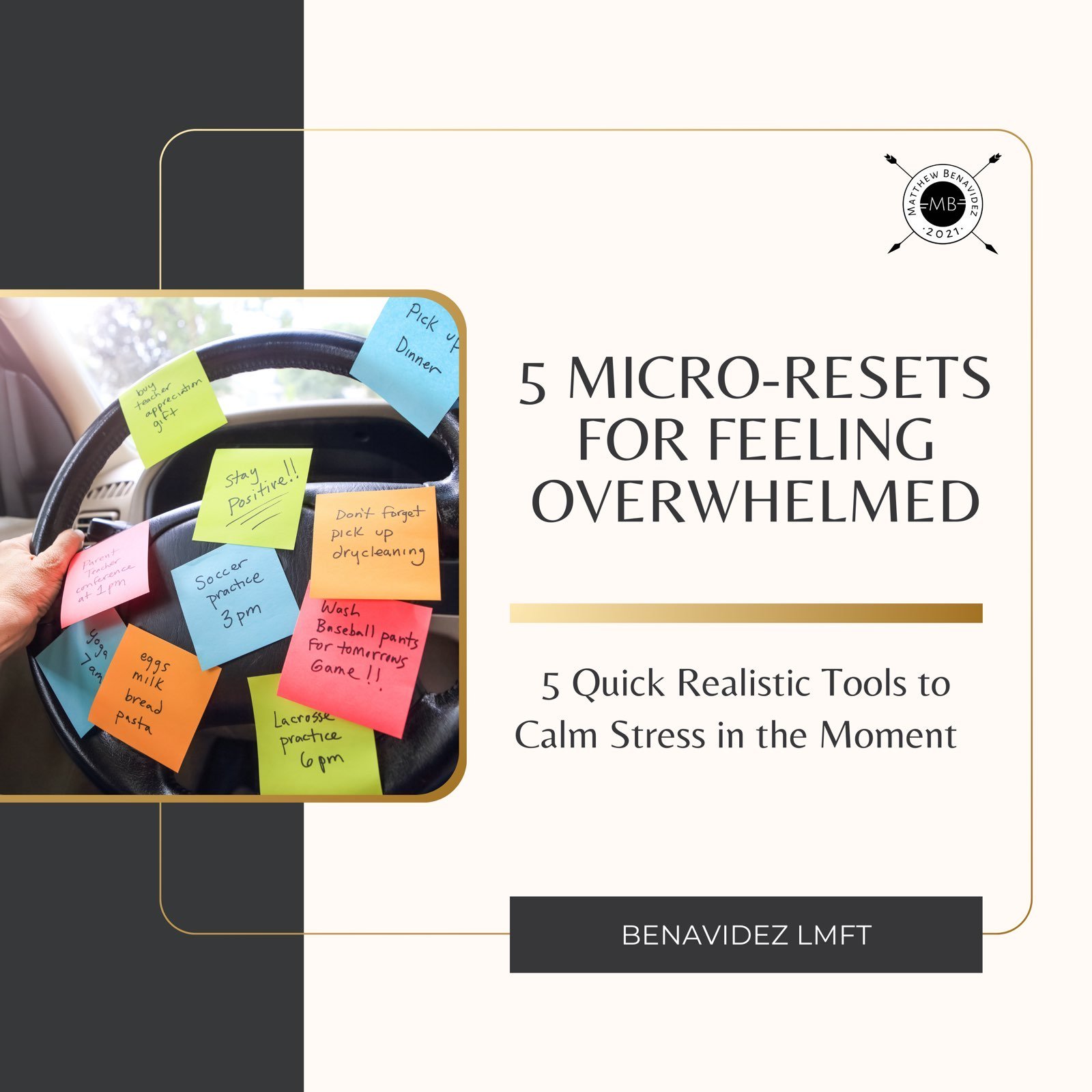 5 Micro-Resets for Feeling Overwhelmed | Utah County Therapy Tips