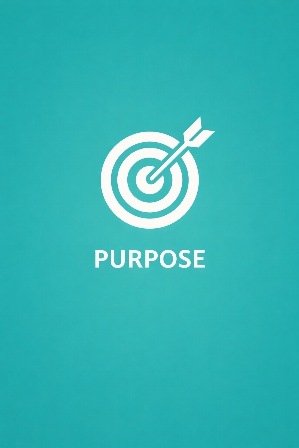 picture of purpose with a bullseye