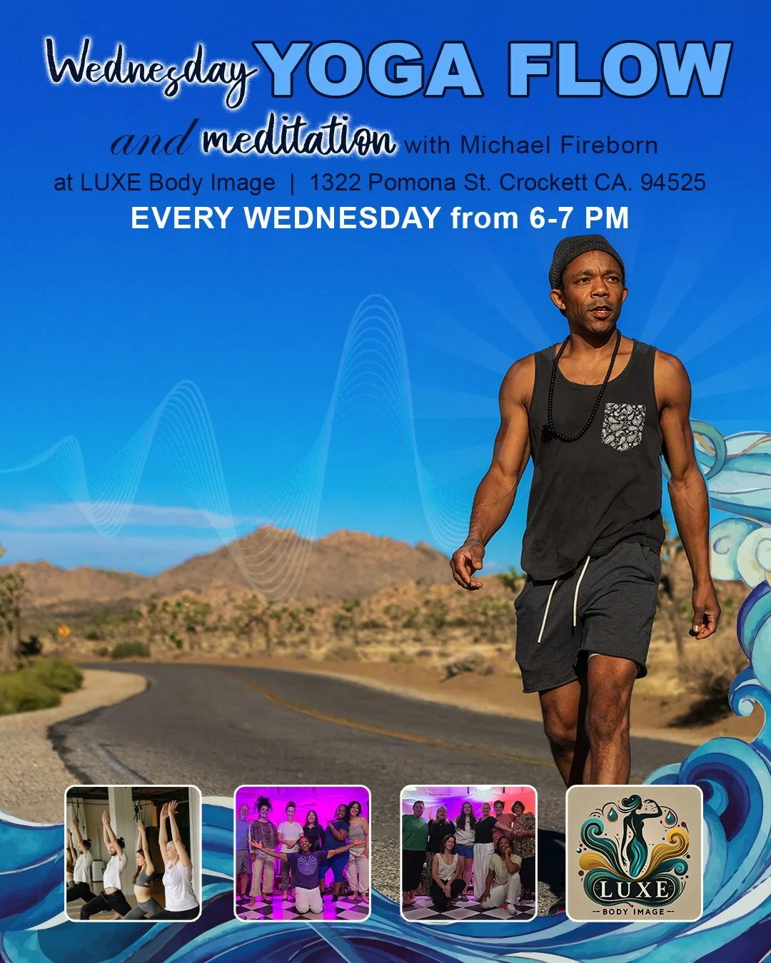 Wednesday Hatha Yoga Flow at LUXE, Crockett, CA