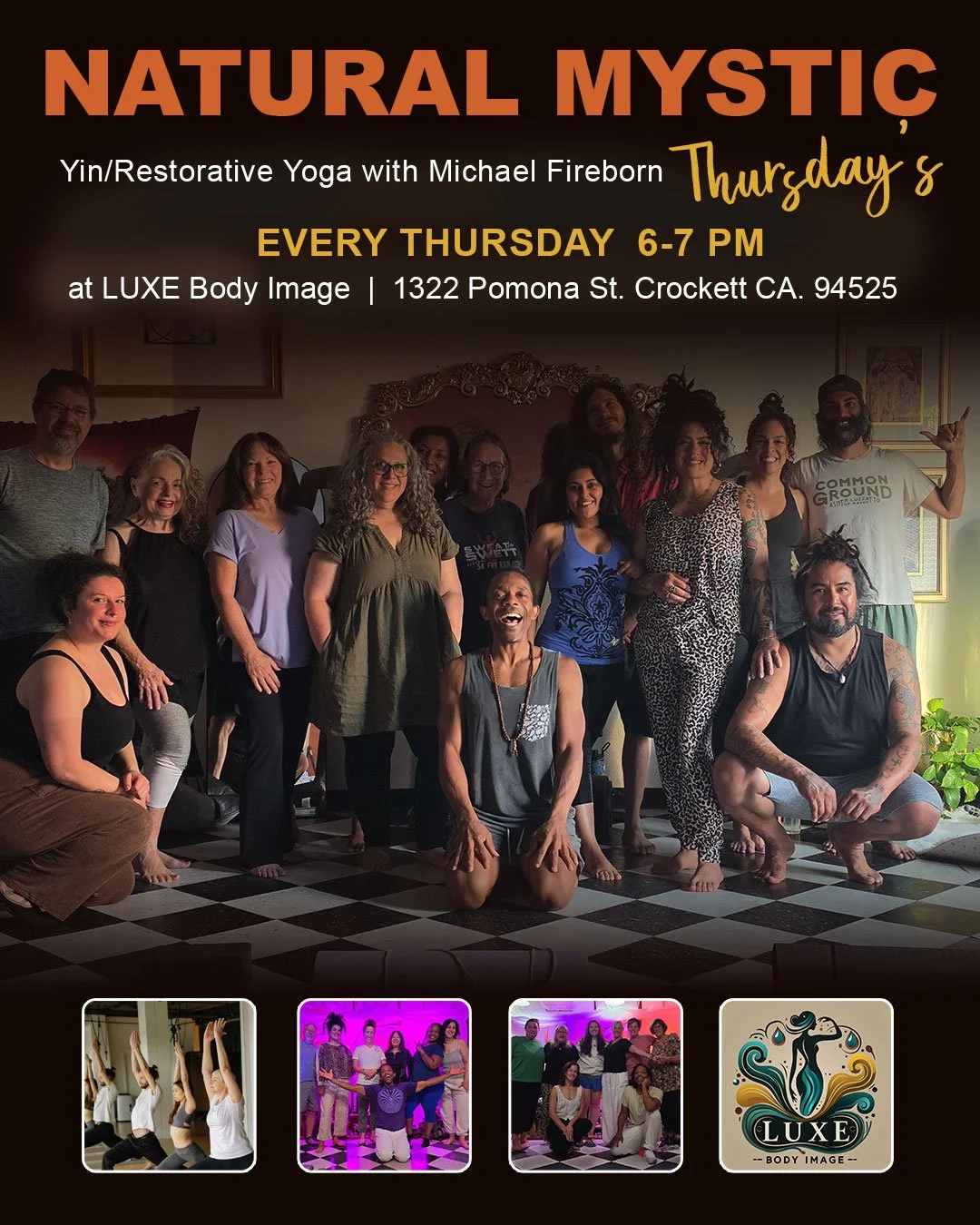 Thursday Hatha Yoga Flow at LUXE, Crockett, CA