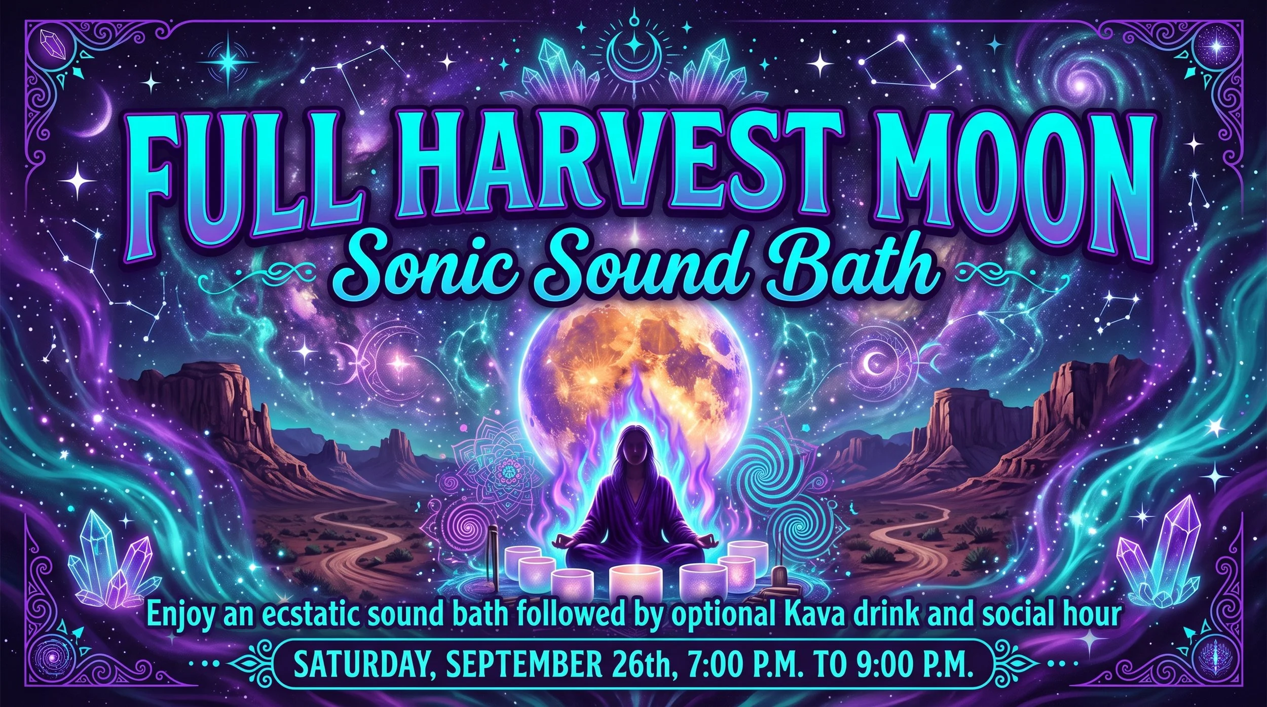 Sound Bath, Kava Ceremony, and Social Hour at LUXE