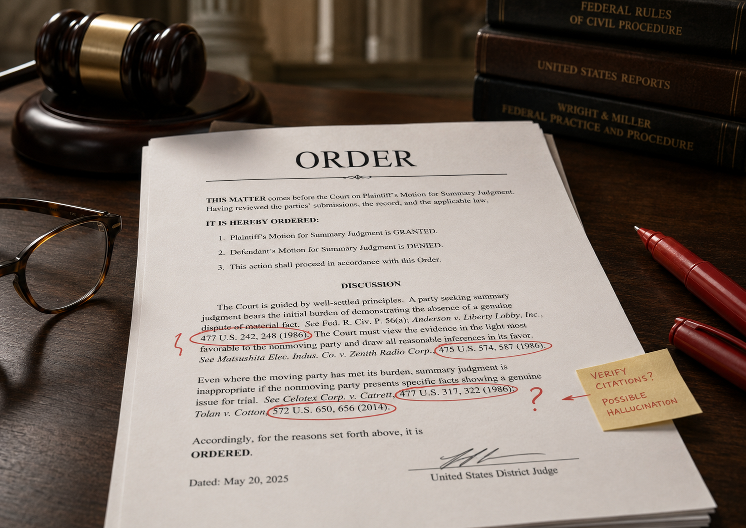Before You Sign - A Cautionary Tale for Judges
