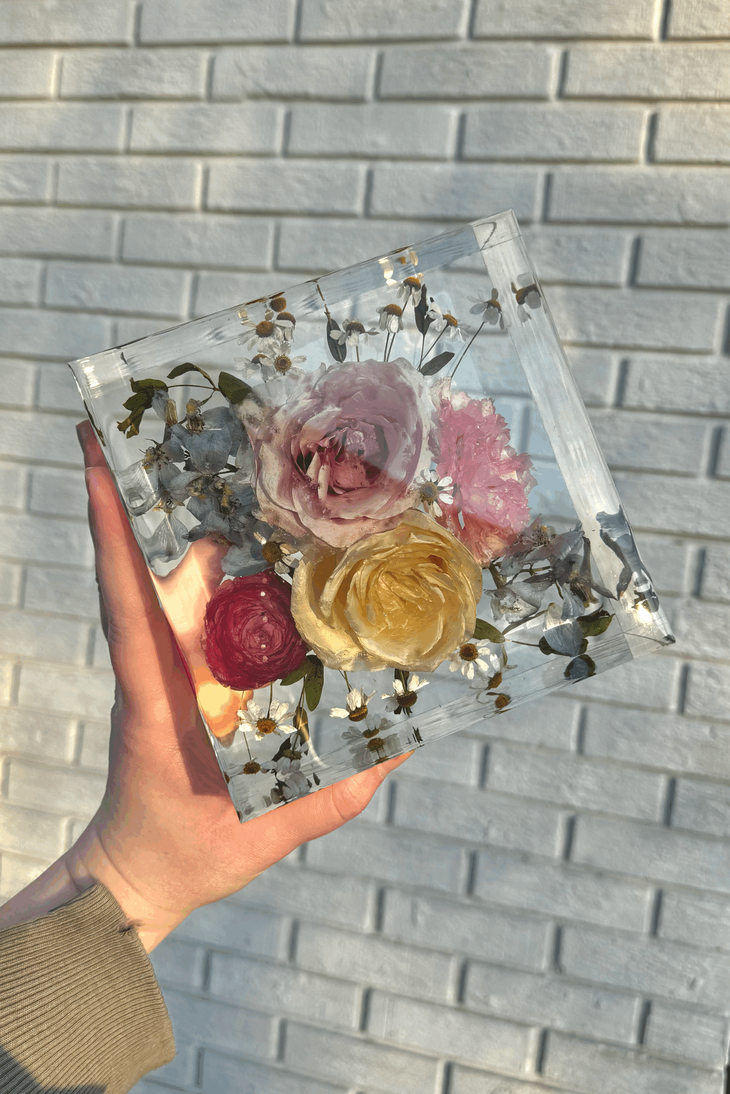 Floral Preservation Block (6"x6")