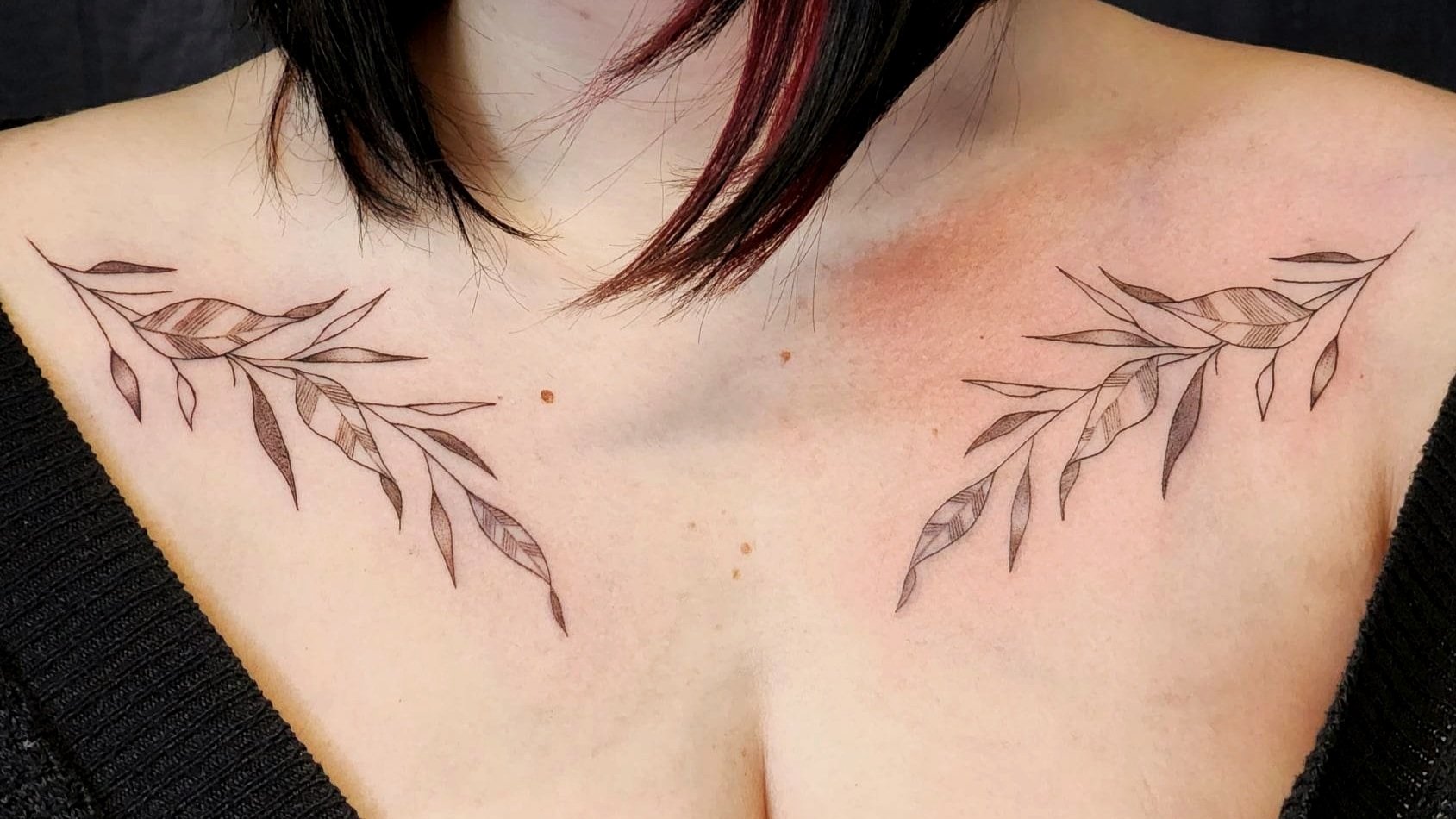 Wu Xing Tattoo Classical element Art weeping willow leaf branch png   PNGEgg