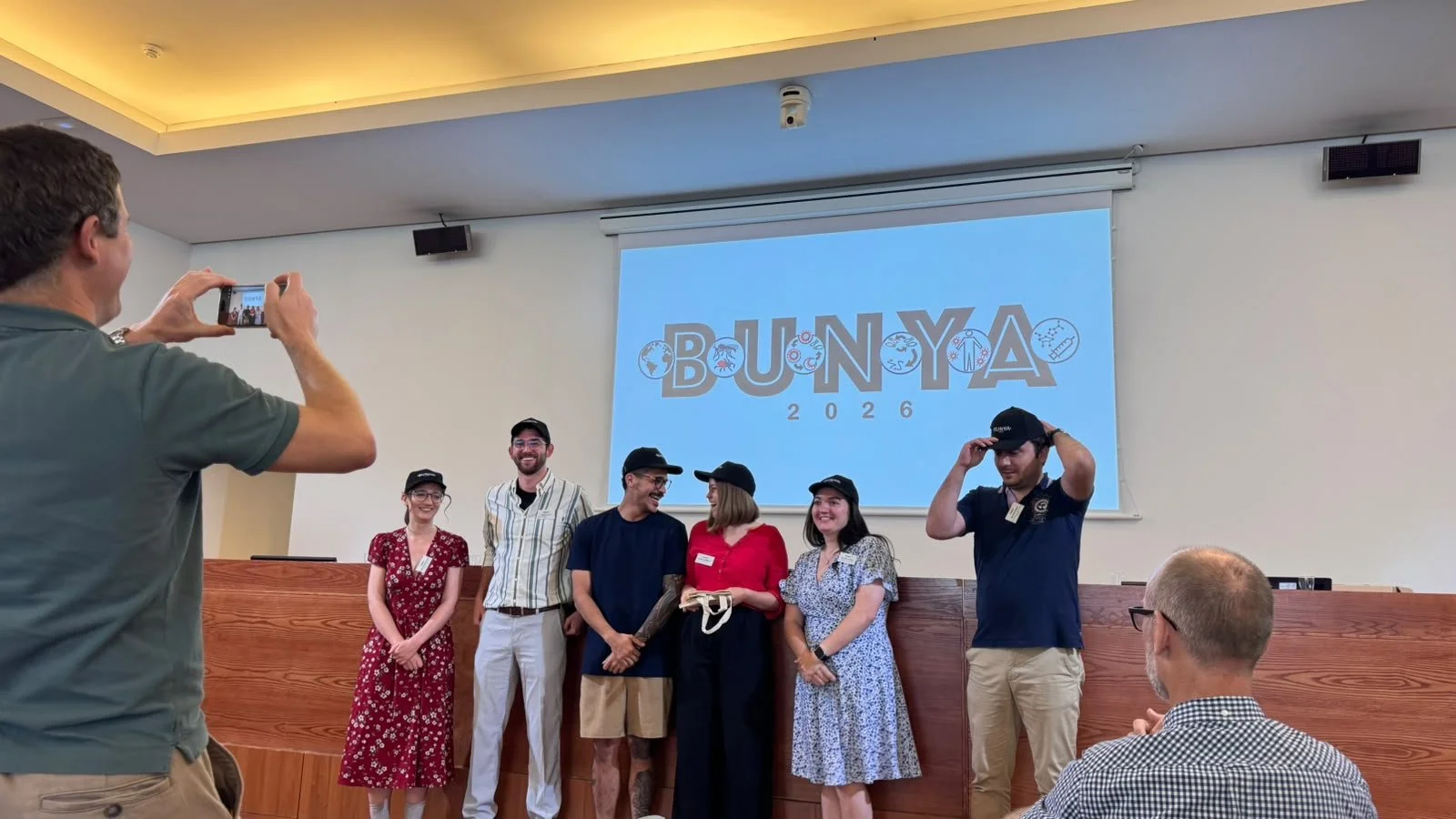 Jame's winning best poster. Bunya2026
