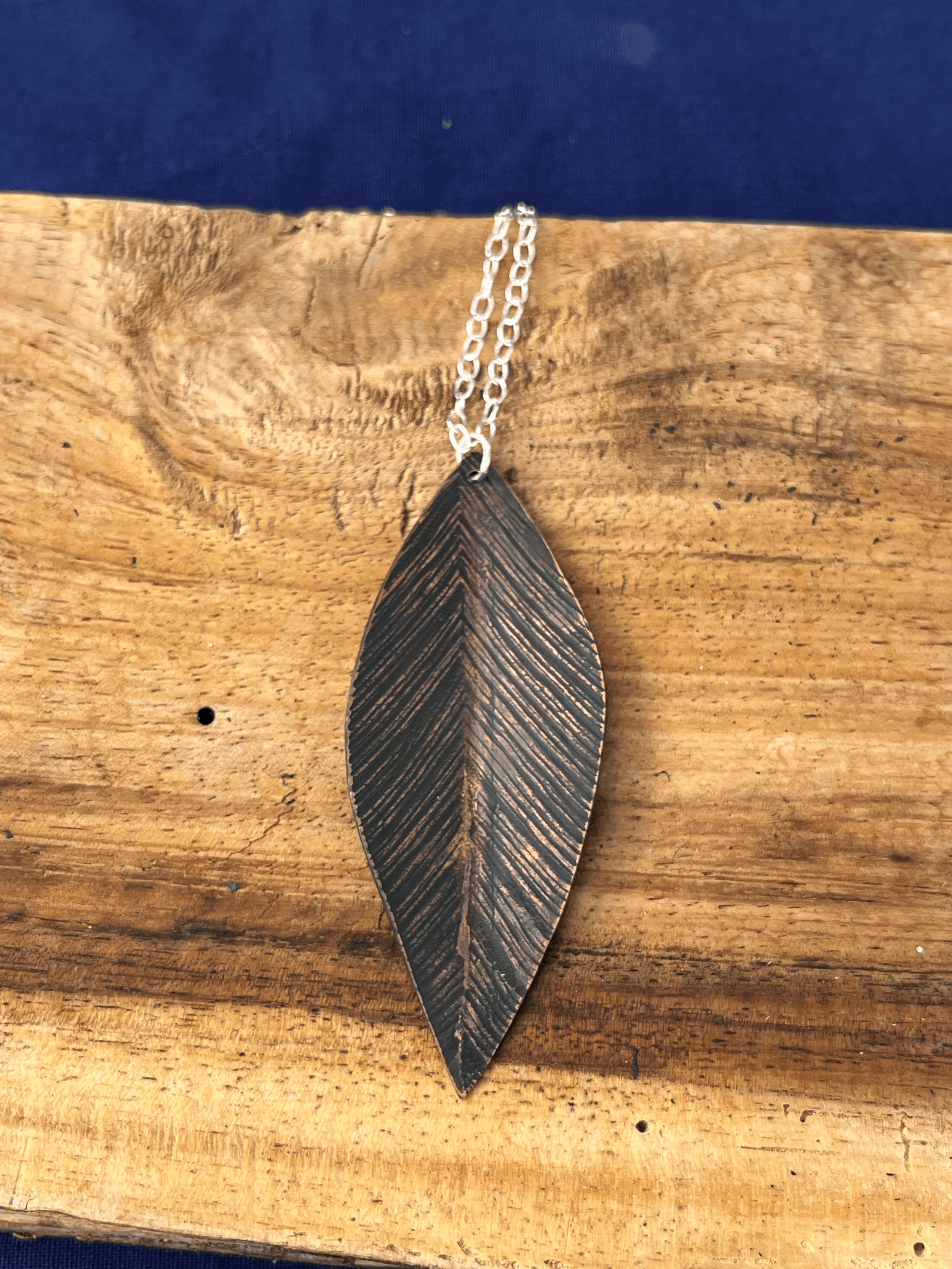 Copper Leaf Necklace