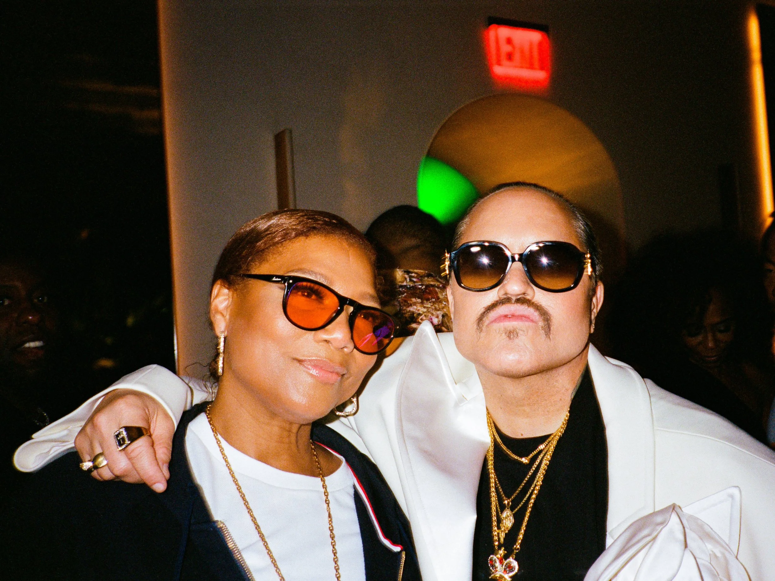 Queen Latifah and Willy Chavarria